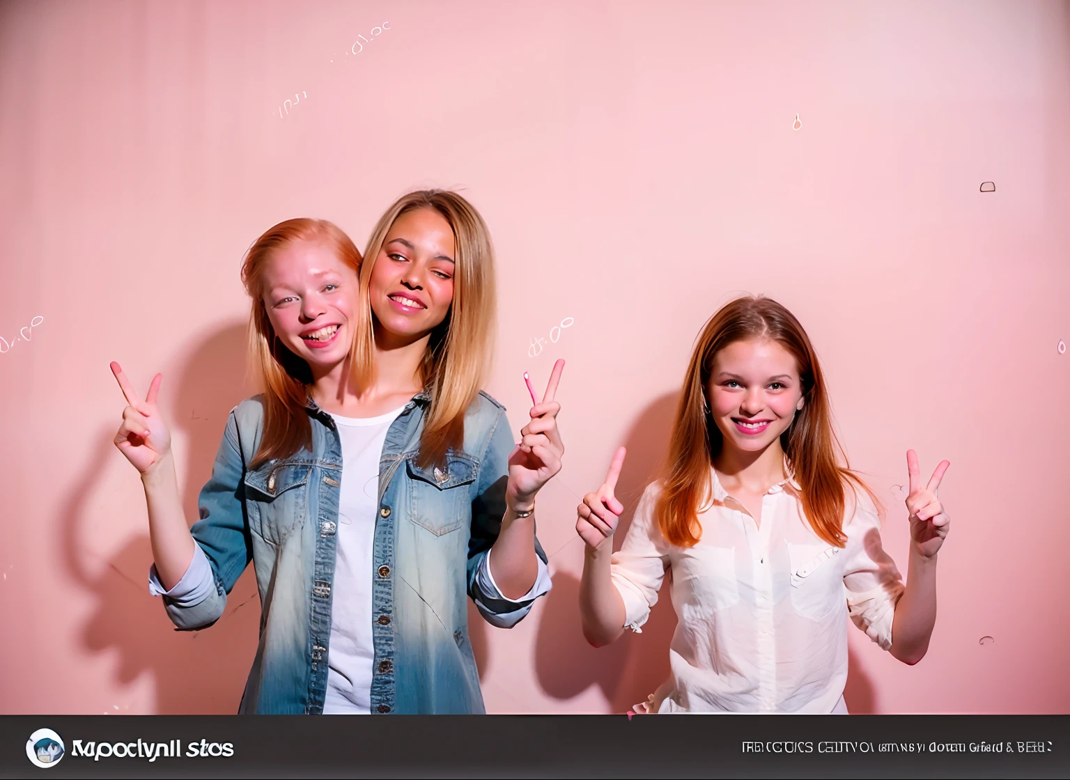2heads, two headed girl, (one torso:1.5), pale skin, (redhead:1.4), (teenager:1.4), white girls, (two heads on one body:1.4), conjoined twins, heads side by side, one torso, young, uncomfortable, barefoot