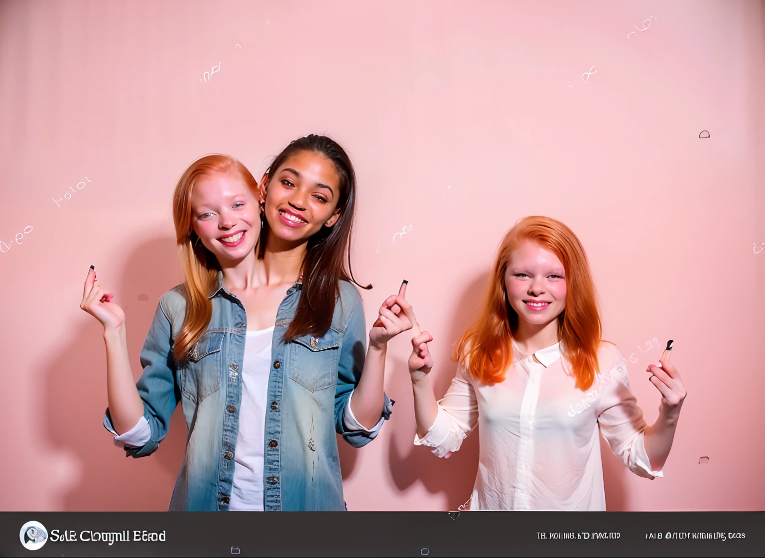 2heads, two headed girl, (one torso:1.5), pale skin, (redhead:1.4), (ager:1.4), white girls, (two heads on one body:1.4), conjoined twins, heads side by side, one torso, young, uncomfortable, barefoot
