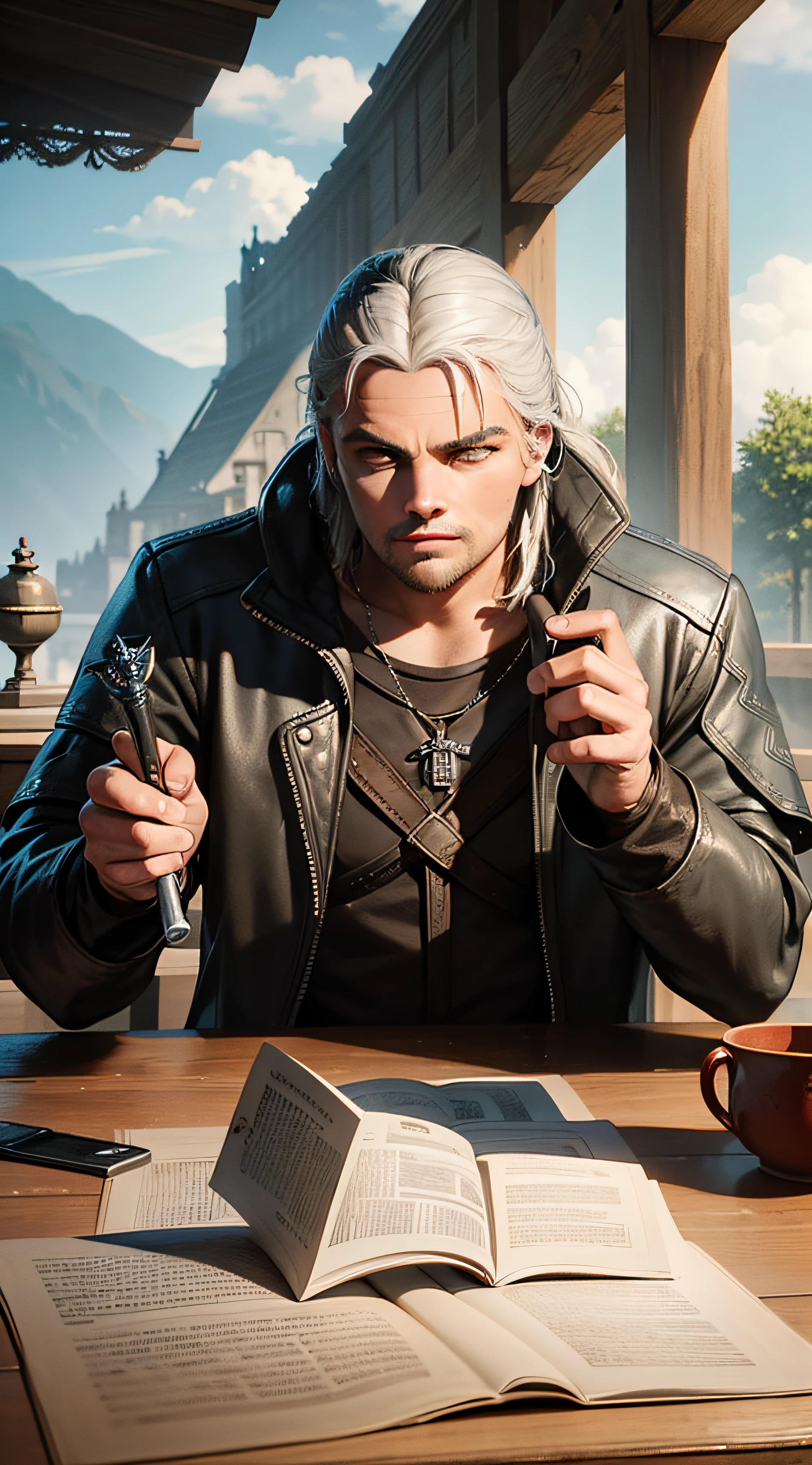 1man, Leonardo DiCaprio Geralt de Rivia The Witcher --auto