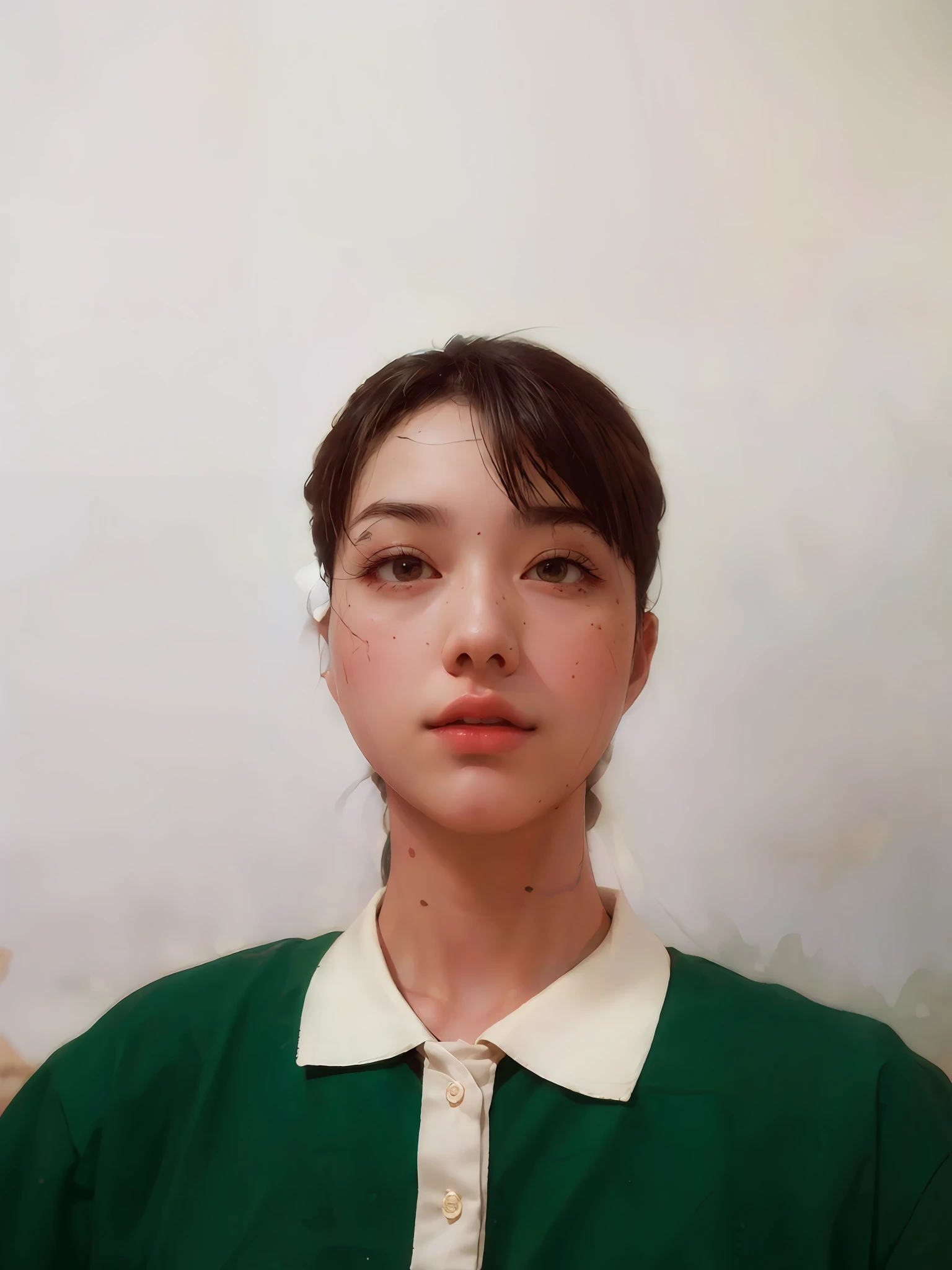 (RAW photo, best quality), (realistic, photo-realistic:1.3),best quality,highly detailed,masterpiece,ultra-detailed,illustration,1girl,upper_body,dynamic angle,world masterpiece theater,messy_long_hair,best quality,extremely detailed CG unity 8k wallpaper,ink,Amazing,cinematic lighting,lens_flare, dunhuang_style