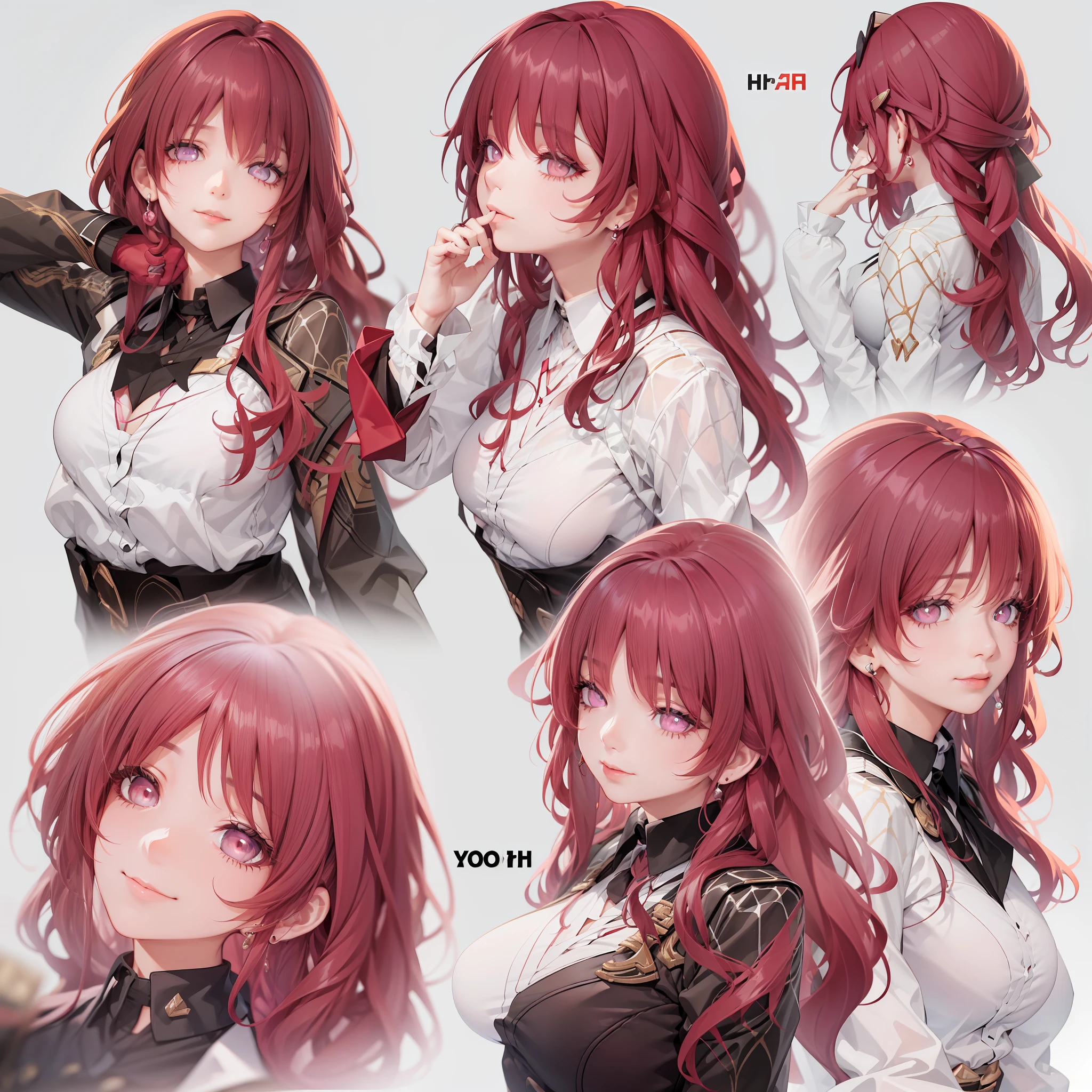tmasterpiece，best qualtiy，ultra - detailed，illustratio，epic lighting，cinematic compositions，isometry，1girll，独奏，adolable，with brown eye，Black color hair，sweeping bangs，single hair，red hair clips，white under lingerie，black necktie，Transparent black underwear，formal，a captivating gaze，captivating posture，inside in room，office room，doors，Open the door，looking at viewert，peeking out upper body，Be red in the face，seduct smile，Shut your mouth，soaking wet(8K