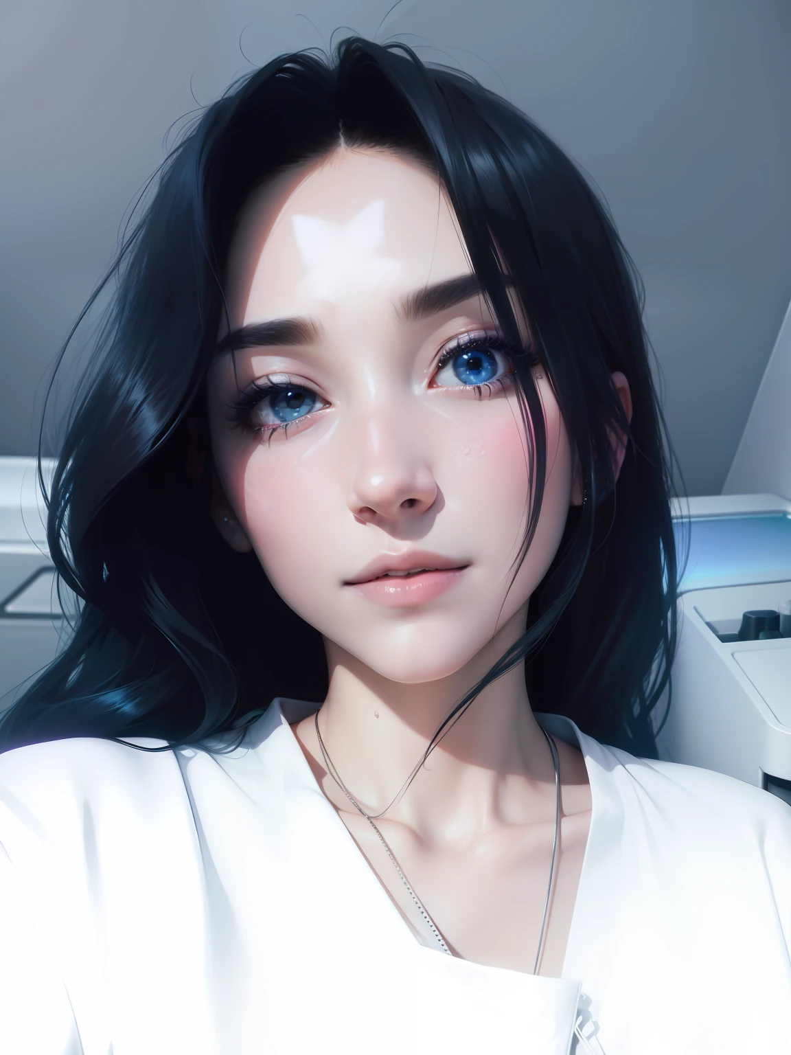 photorealestic，HD dermabrasion，Cooler colors --auto