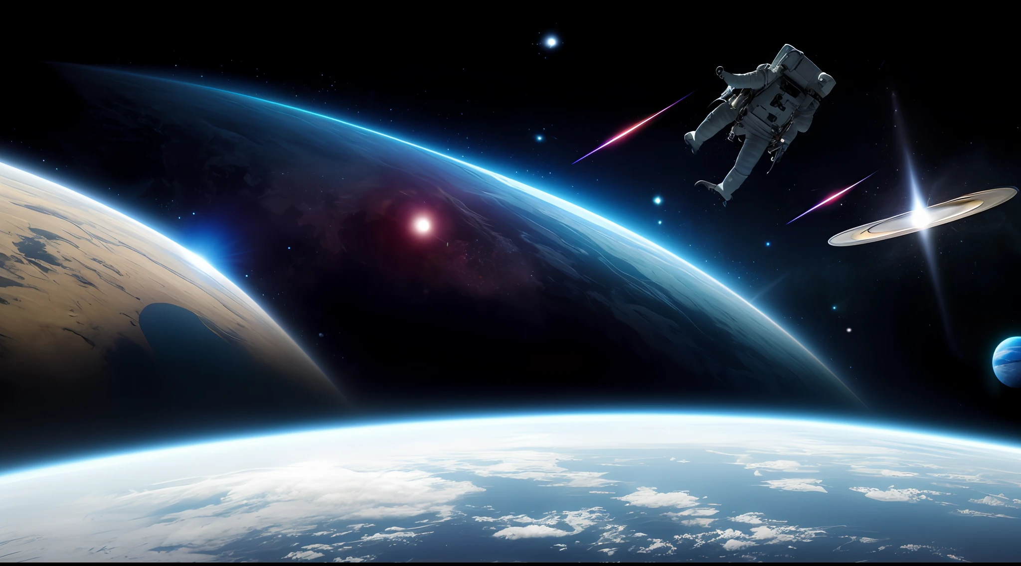 In space，In the universe，Extraterrestrial，Nothing else