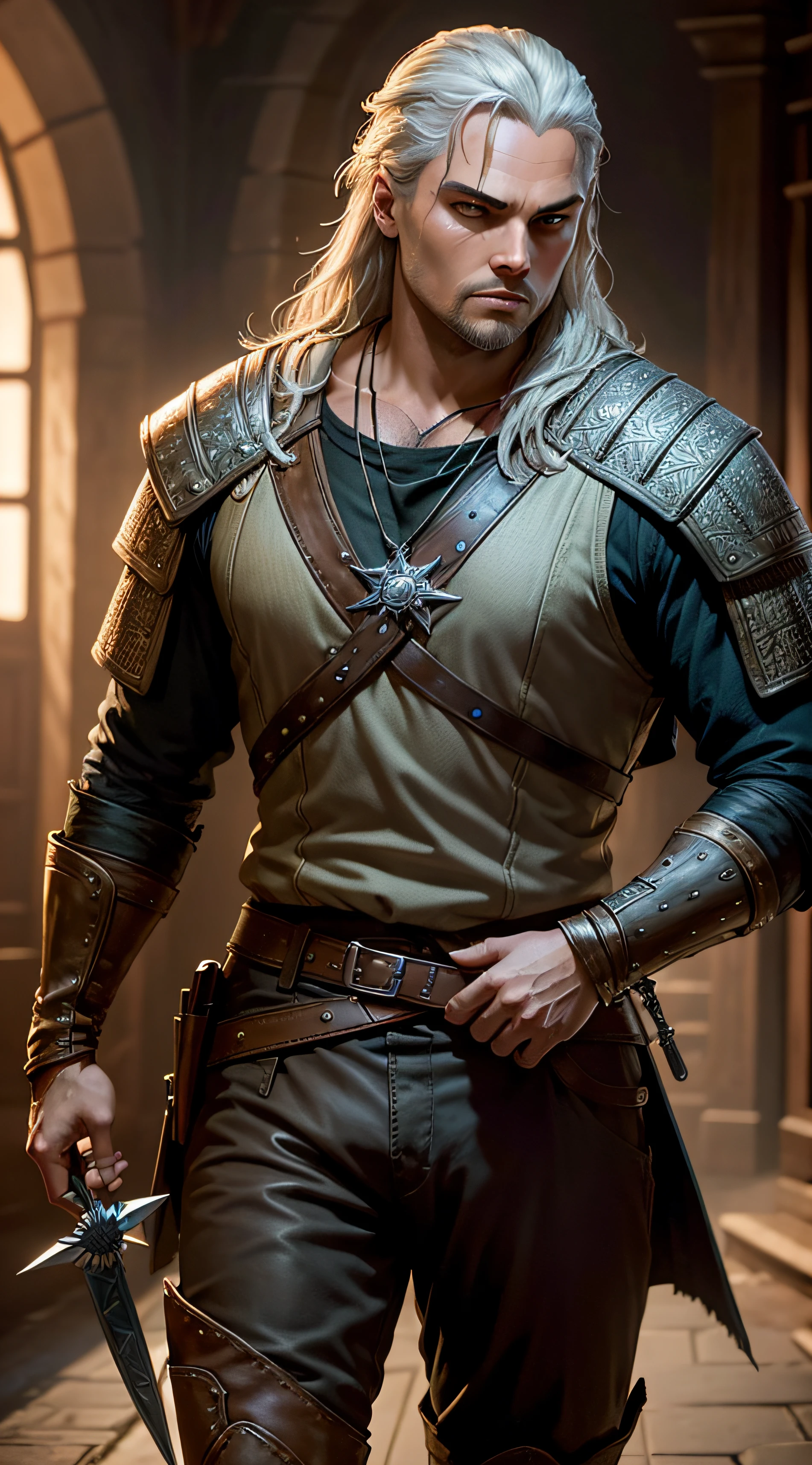 1man, Leonardo DiCaprio Geralt de Rivia The Witcher --auto