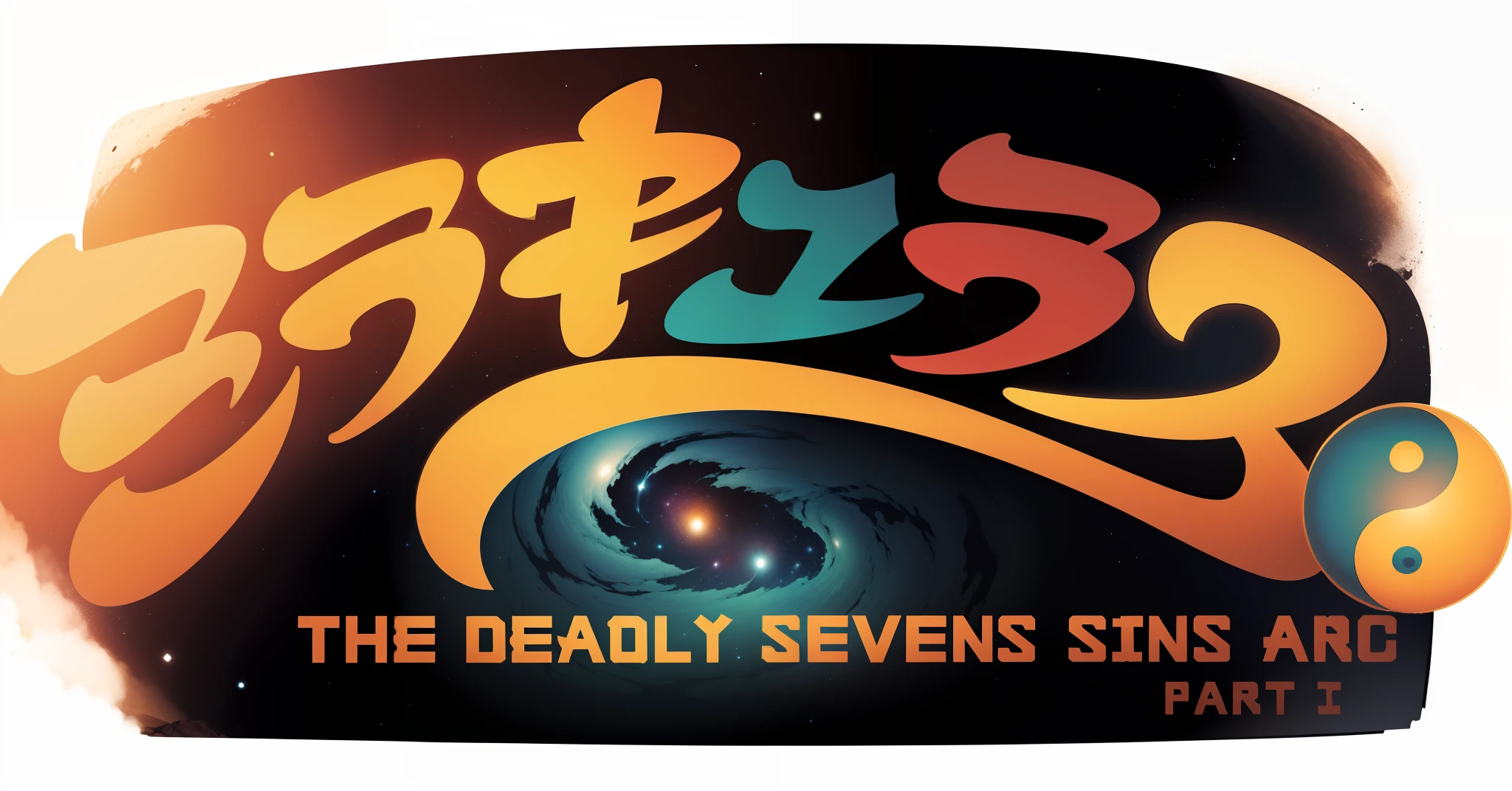 Design representando o universo e o cosmos
