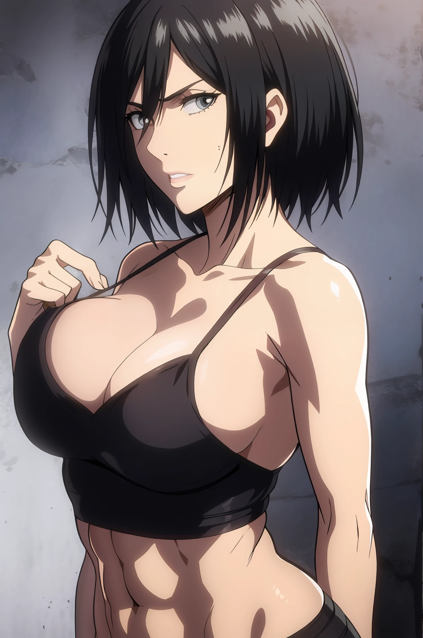 medium boob,Blend in with the background