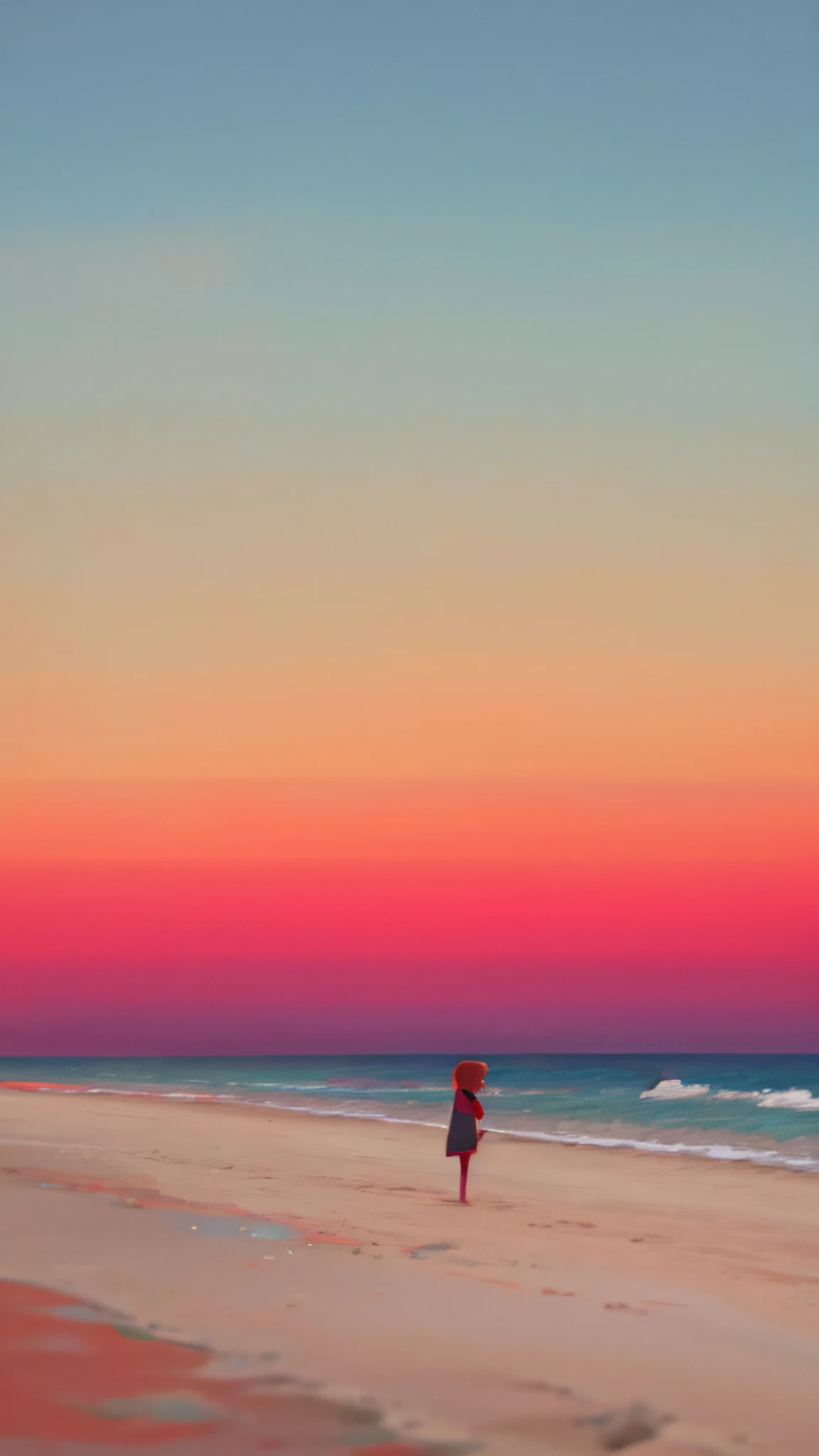 There are people on the beach watching the sunset, sunset red and orange, sunrise colors, sunsetting color, Sunset colors, redpink sunset, dawn setting, the colours of the sunset, pastel orange sunset, colours of the sunset, Colorful sunset!!, orange and red sky, the sunset, Early morning sunrise, nice sunset, looking partly to the left