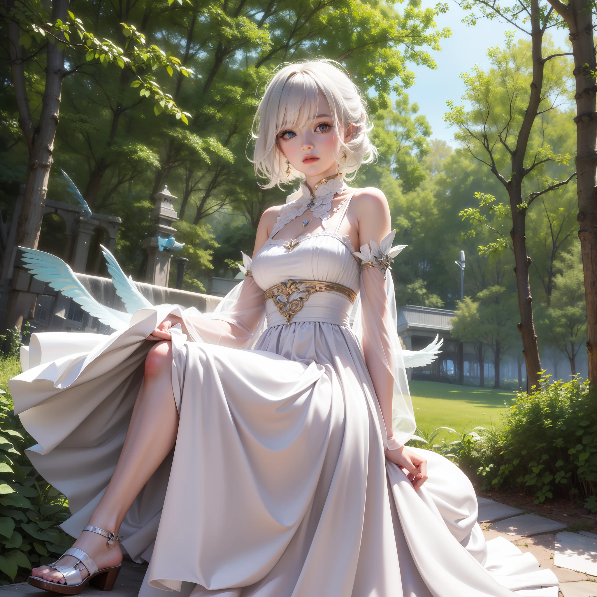 White skin, masterpiece light
