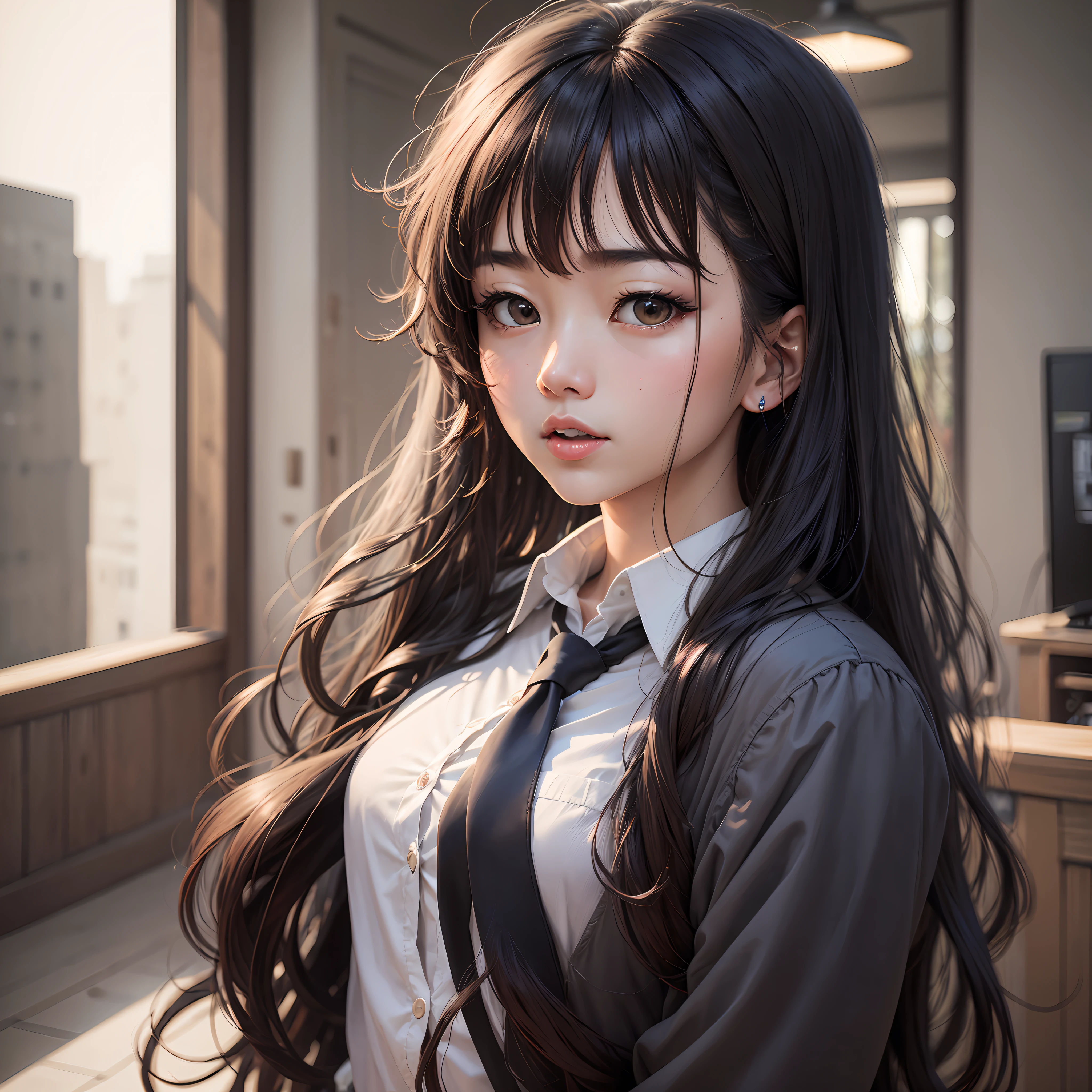 White scene,二重まぶた