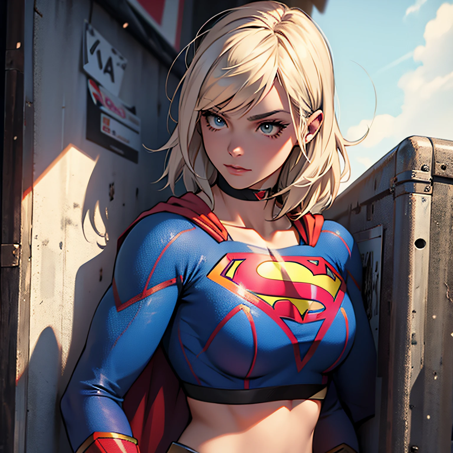 Punk-style Supergirl --auto