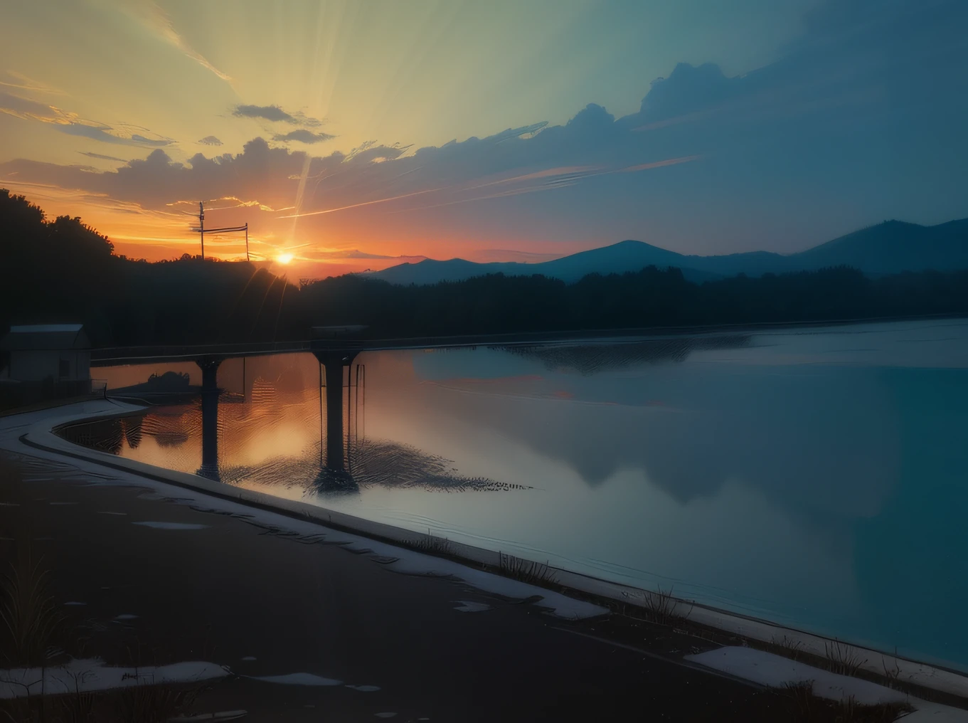 anime style, Post-Impressionism, Verism, Cubism, god rays, ray tracing, reflection light, dithering, UHD, 4K --auto