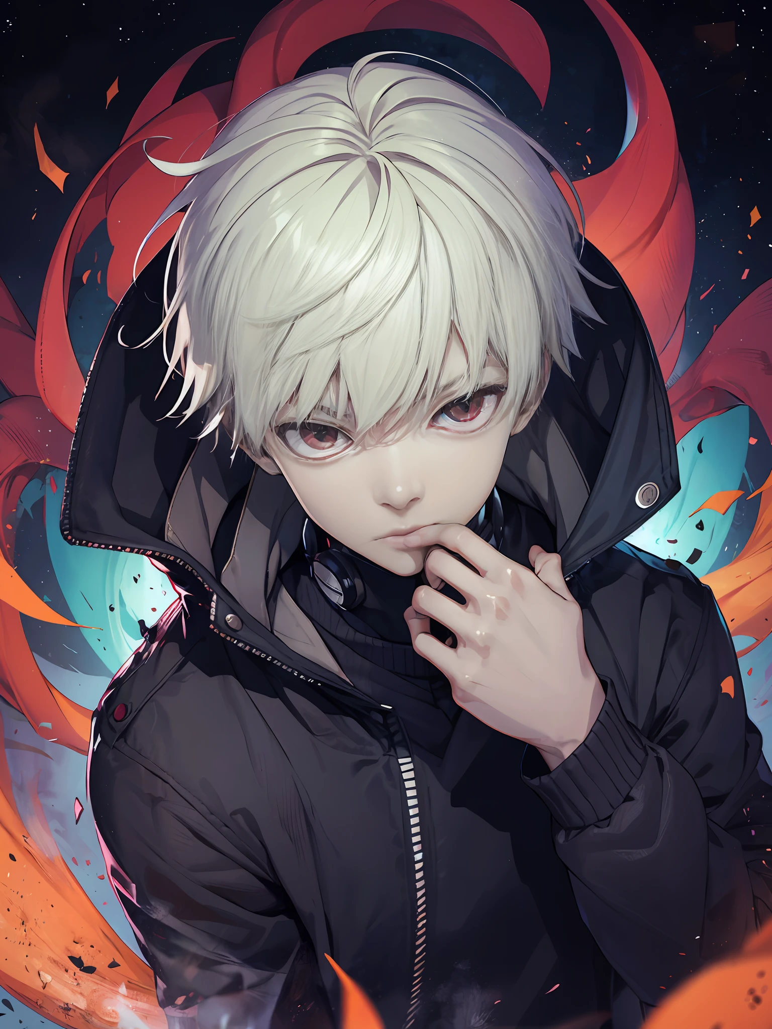 Kaneki, Estilo com fone de ouvidos