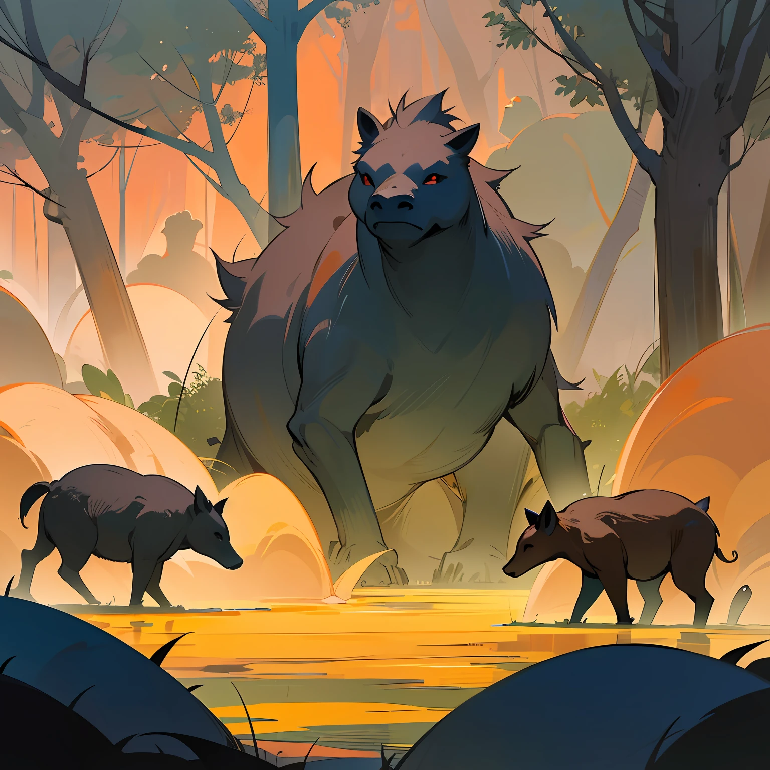 The fictional town of Dark Valley is situated in the heart of a dense and mysterious forest. It is known for its vast wetlands and meandering rivers, where capybaras have always been a common presence. No entanto, recentemente, Capybaras have appeared in strange and aggressive behaviors, causing fear and confusion in the local population. --auto