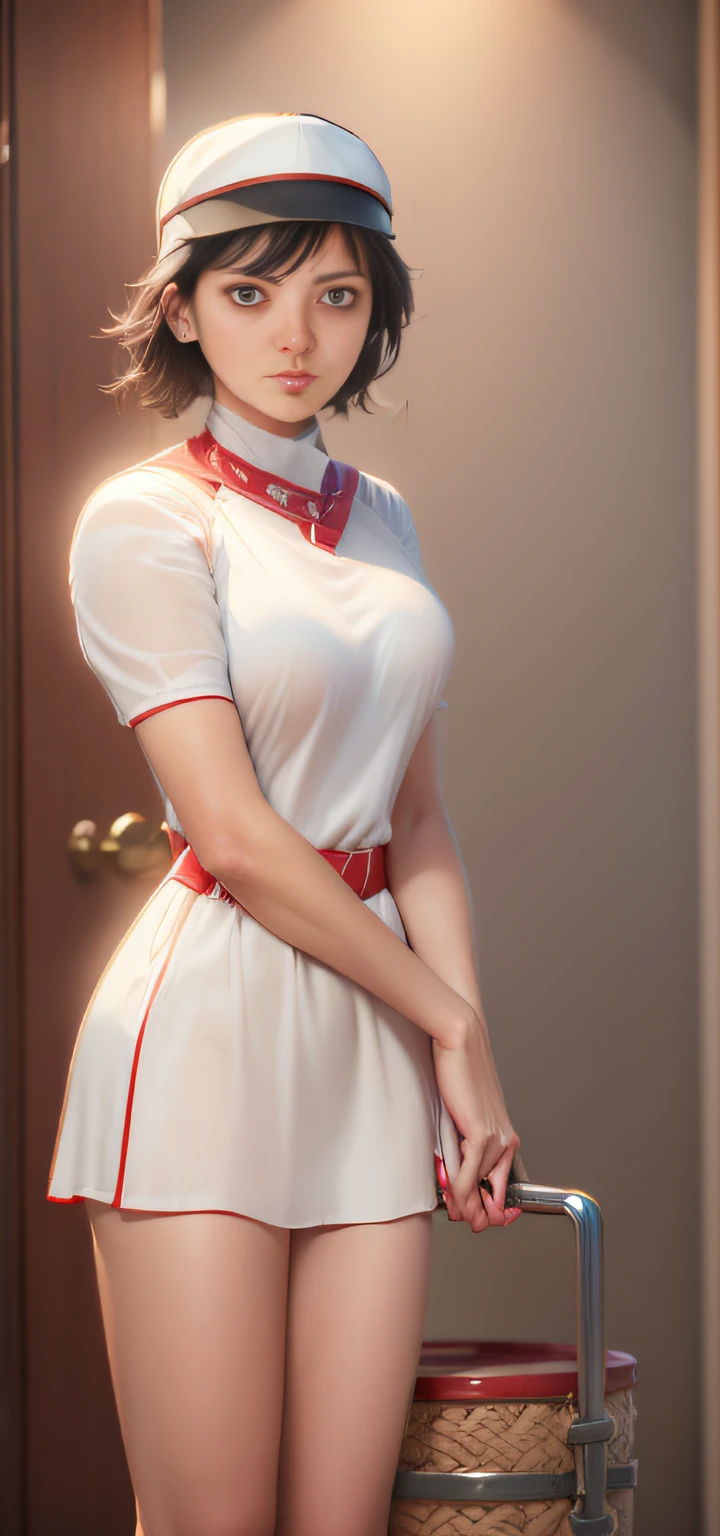 Woman, masterpiece, realistic, natural color, adult female, beautifull, medium breast, details, sexy pose, (8k, RAW photo:1,2), red lips, smile, perfect body, eye beautifull, hand perfect, finger perfect