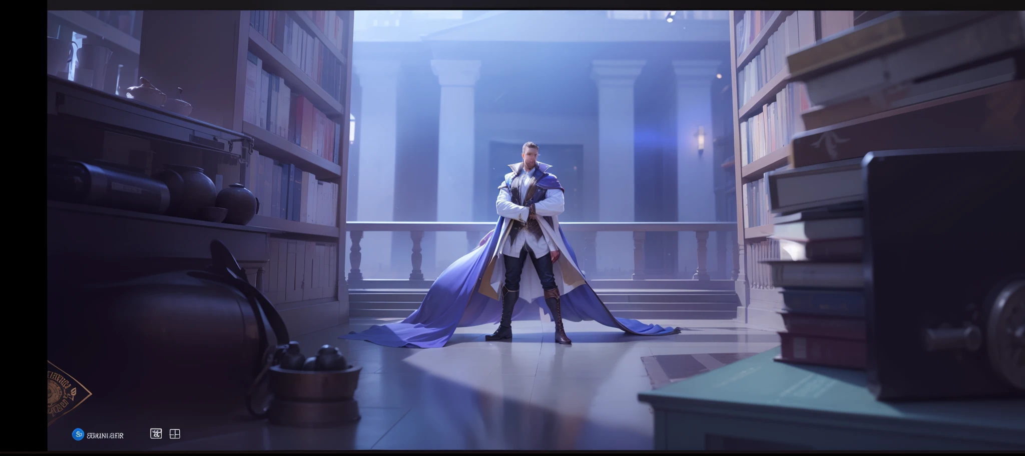 Handsome, tall and powerful