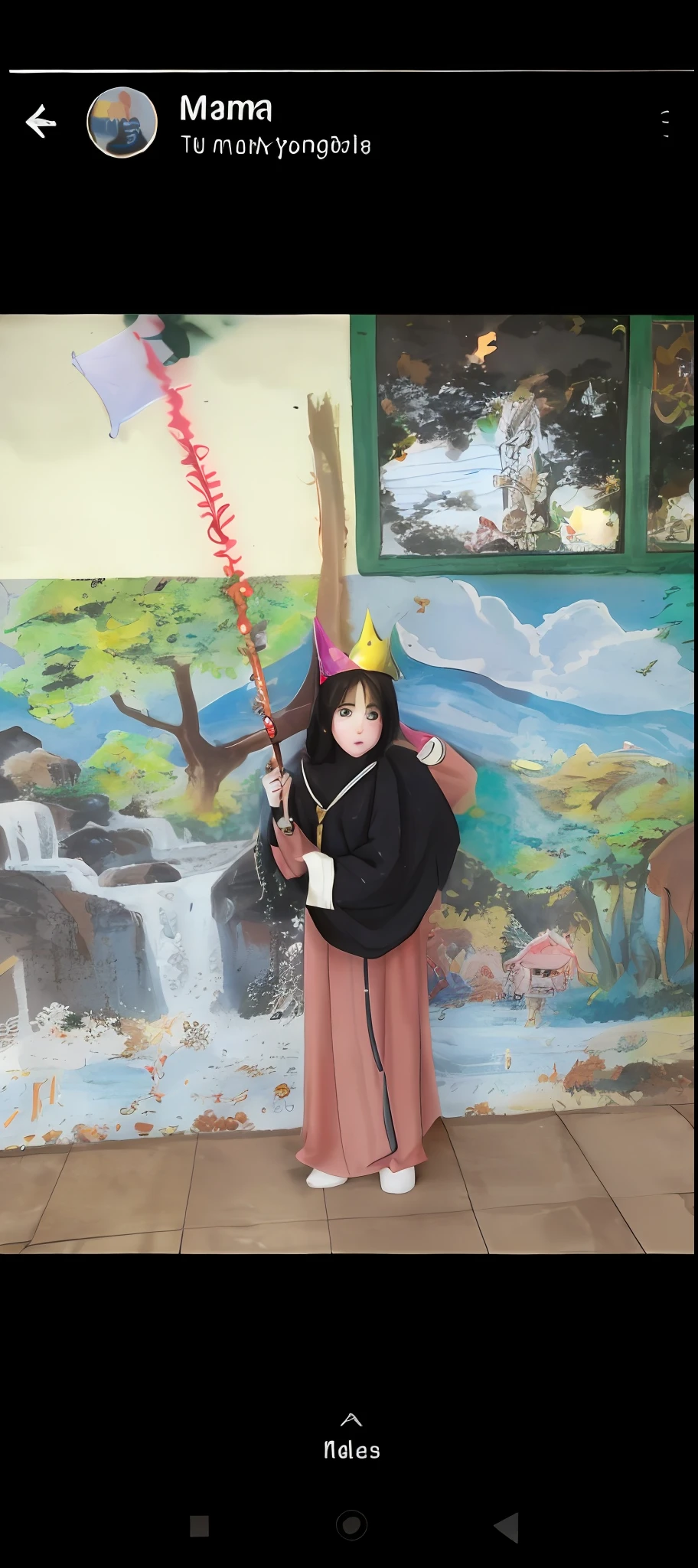 there is a little girl that is holding a kite in her hand, dressed as a queen, wearing a crown and green cape, wearing a crown and cape, inspired by reyna rochin, posing as a queen, inspired by Abidin Dino, she is holding a long staff, inspired by Naza, inspired by Mym Tuma, queen of the jungle