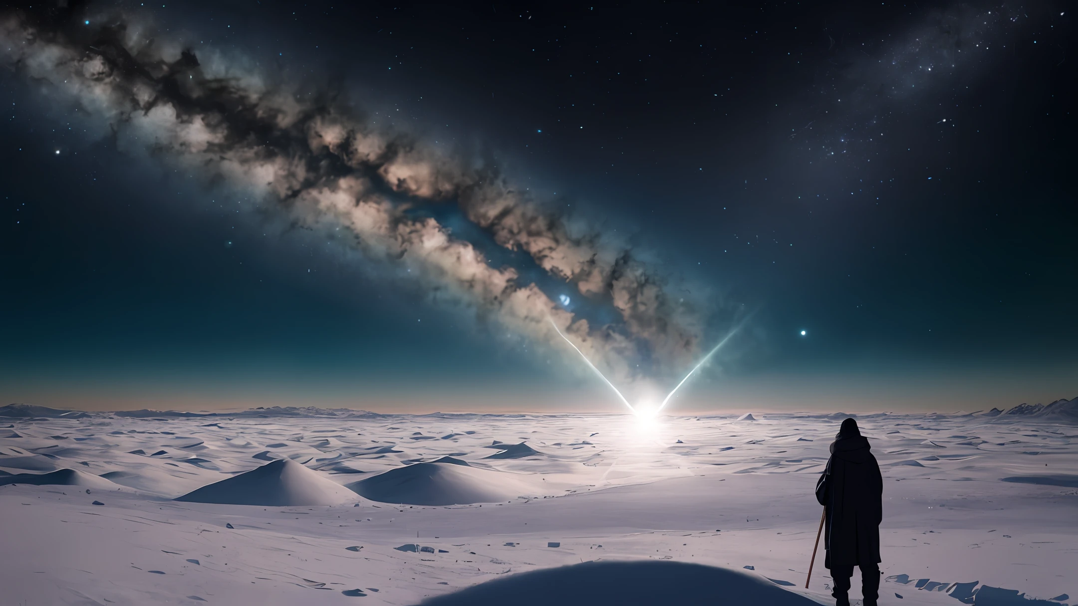 In the beginning, the universe was vague and shapeless, cold and static, but the first gods came from outside of it, and their crossing into this universe created light and set the primitive universe in motion;, m criados os conceitos primordiais de calor e frio e (luz, darkeness, positivo e negativo...)