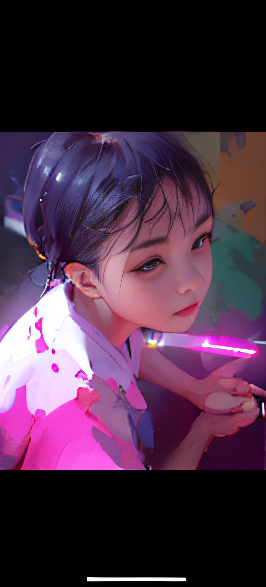 Guvez style,Super kawaii realistic portrait,It expresses Rossi's painting style and studio painting style,Detailed details,Express the inspiration of Hikokun,attention to facial expressions