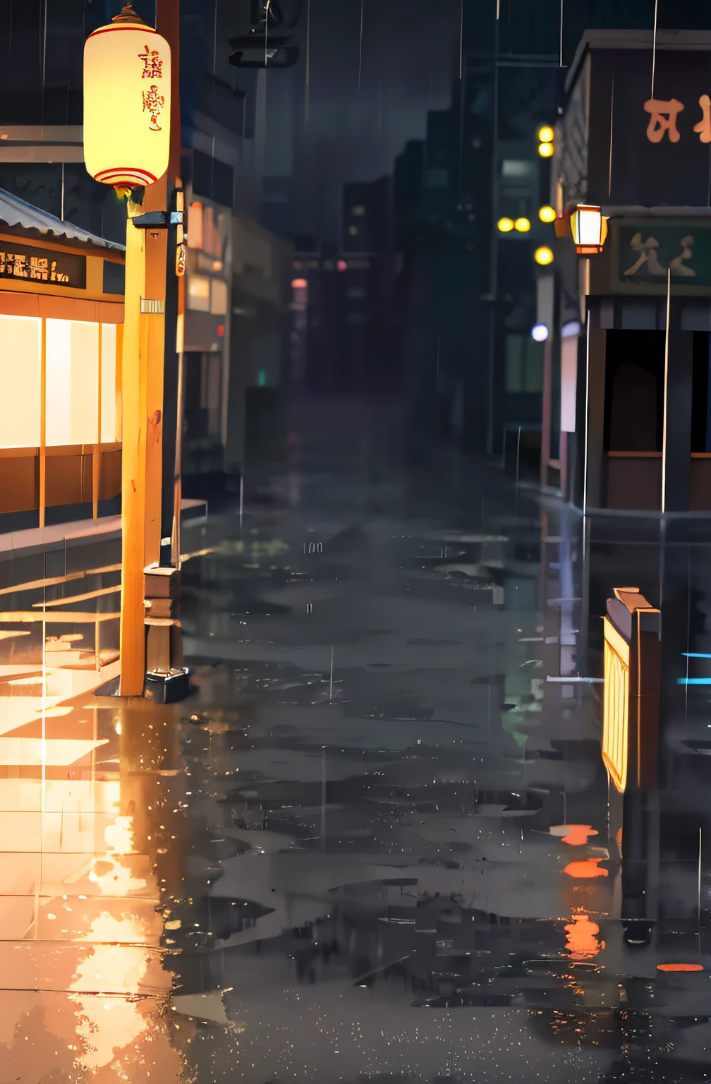 Japanese ancient pillars，japanese-inspired，Japanese-style architecture，Street lampposts，column，