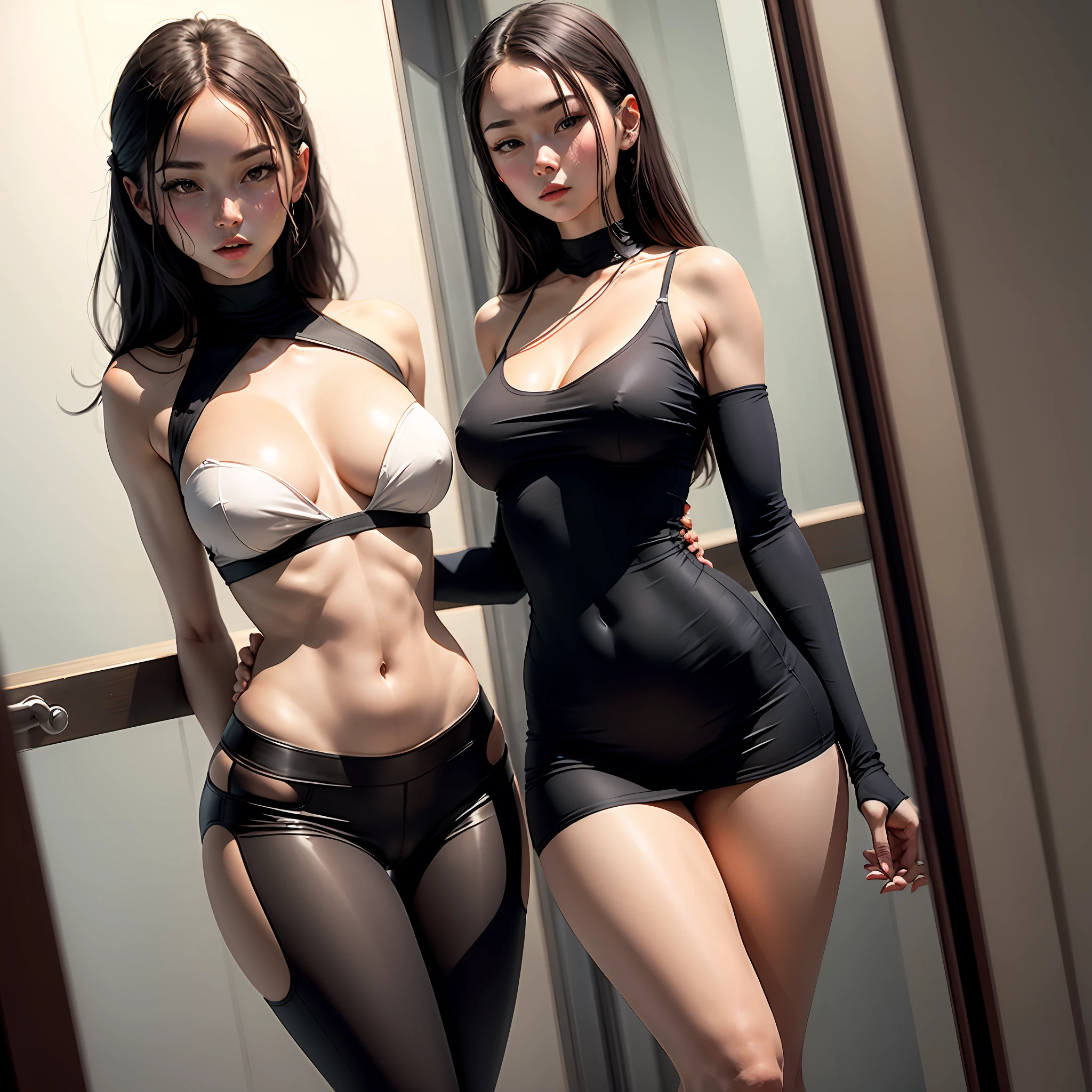 underdressing,best qualtiy,Slim figure,Big chest,Very pure girl,seductiv --auto