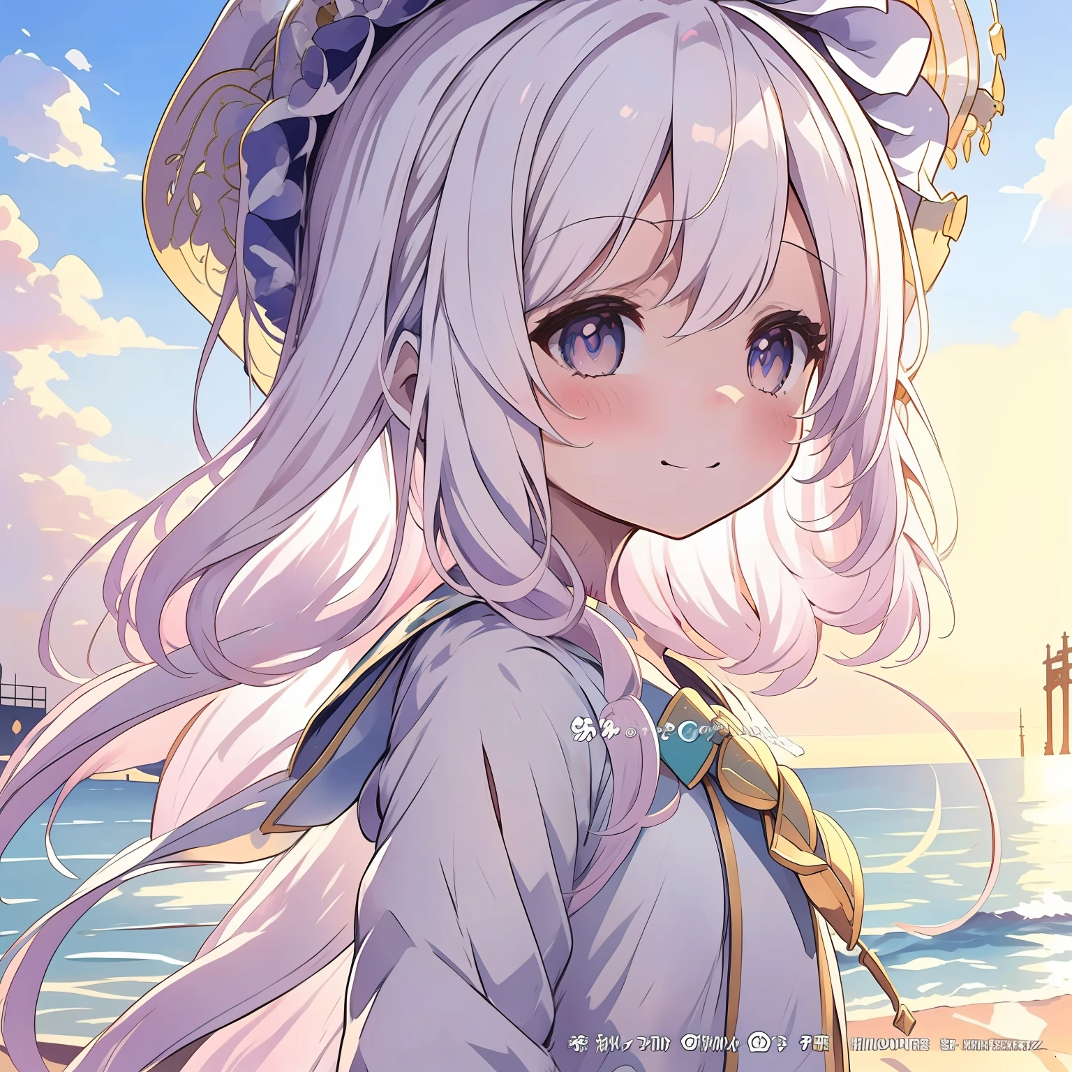 Anime girl with hat and rabbit in hand, Ayaka Genshin impact, maplestory mouse, alchemist girl, character art of maple story, Splash art anime ****, A scene from the《azur lane》videogame, small curvaceous ****, 《azur lane》role, azur lane style, Genshin, maple story gun girl, small **** girl, cute character