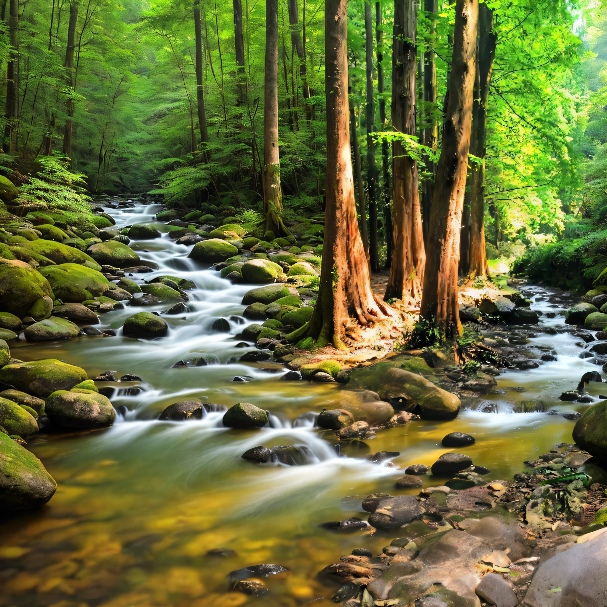 There is a stream that runs through the forest,There are rocks and trees, forest and river, Gentle sparkling forest stream, river in a forest, forest and waterfall, in serene forest setting, river in the wood, japan lush forest, beautiful forest scenery, Tranquil lush forest, Peaceful forest setting, forest scenery, with trees and waterfalls, forest setting, mountains river trees