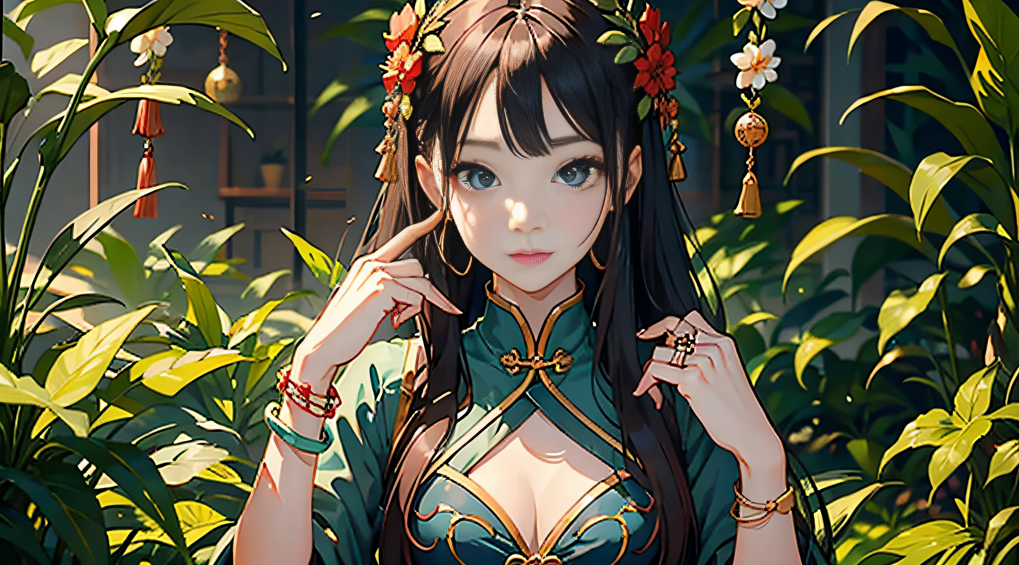 I ignored her，After all, beautiful women never compete with ugly people。
　　"Eh，Zhenzhen，Is this jade bracelet in your hand newly bought?？I've never seen you wear it before？”