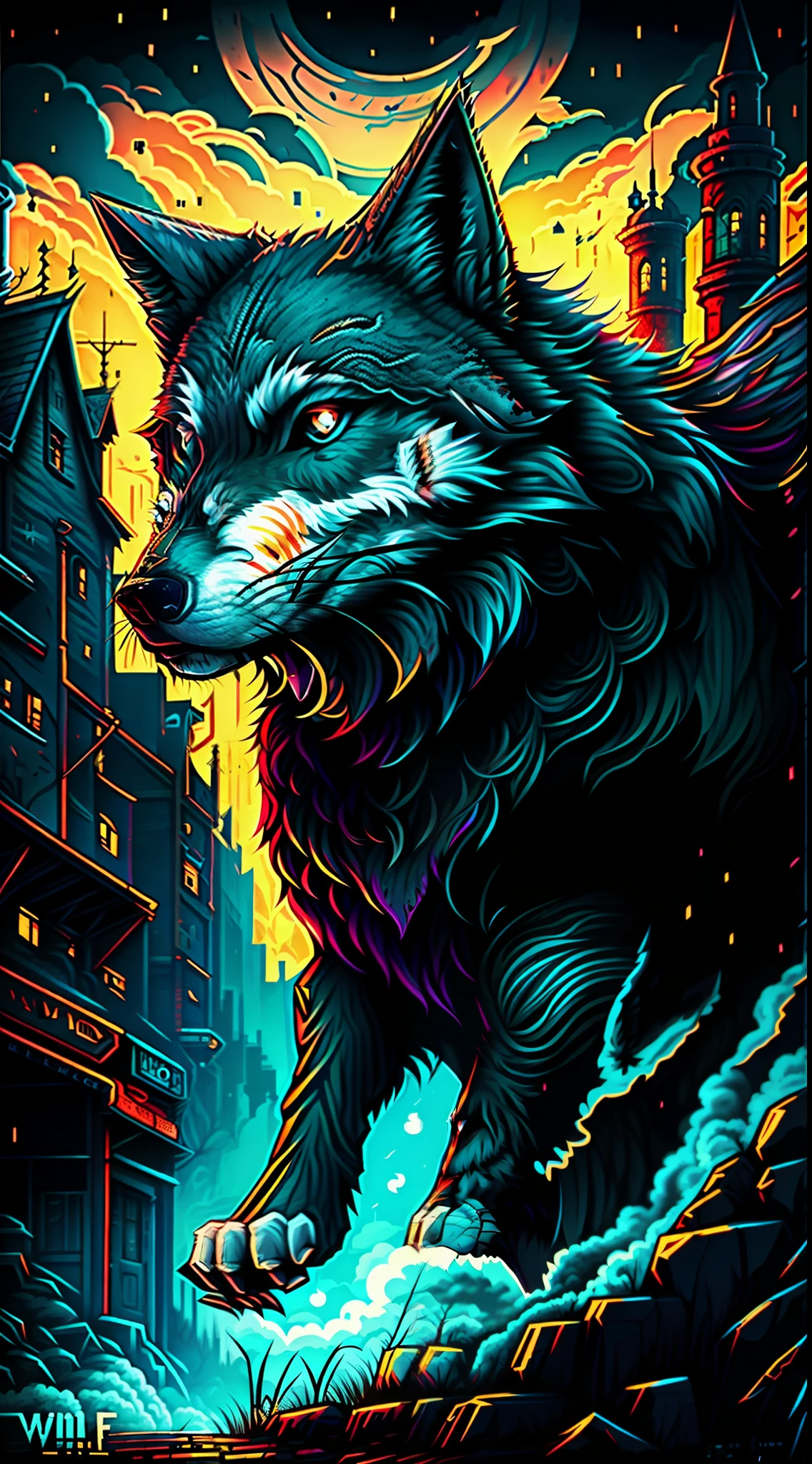 wolf in a town, DMMID Style