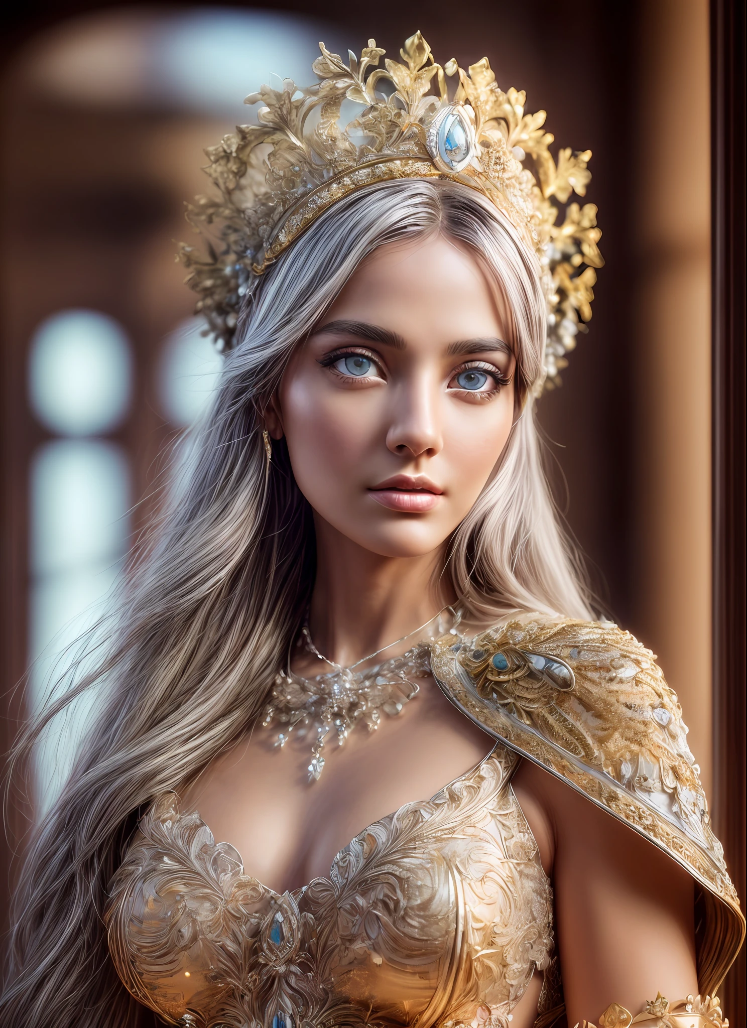 The Greek goddess Athena in her God's armor, cinematic light, soft light (RAW, analogue, Nikon Z 14mm ultra-wide angle lens, award-winning glamour photograph, ((best quality)), ((masterpiece)), ((realistic)), tessellation, ambient occlusion, ray-tracing, subsurface scattering, radiant light rays, high-res, detailed facial features, high detail, sharp focus, smooth, aesthetic, extremely detailed, (extremely detailed eyes, extremely detailed iris), extremely detailed hair, extremely detailed skin, extremely detailed clothes, octane render, photorealistic, realistic, post-processing, max detail, realistic shadows, roughness, natural skin texture, real life, ultra-realistic, photorealism, photography, 8k UHD, photography, hdr, intricate, elegant, highly detailed, sharp focus, stunning, beautiful, gorgeous), 8k, intricate, elegant, highly detailed, majestic, digital photography, (masterpiece, sidelighting, finely detailed beautiful eyes: 1.2), HDR, wide angle camera, full portrait, full body