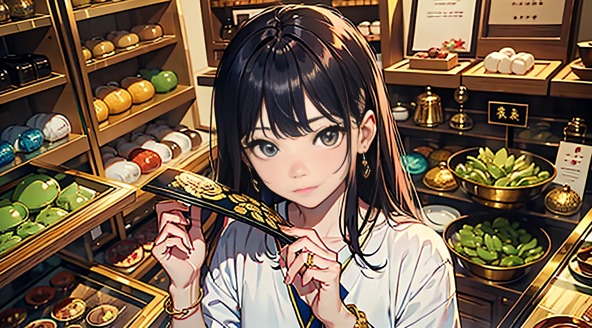 After careful scrutiny，Wagas：
　　"No if，This bracelet is real。”
　　Chen Zhuo's family opened a gold and jade shop，Dealing with jade every day，The family is very good，No one would not believe what he said。