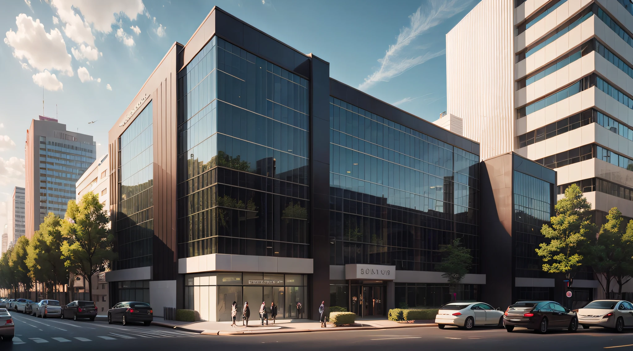 A luxurious office building --auto