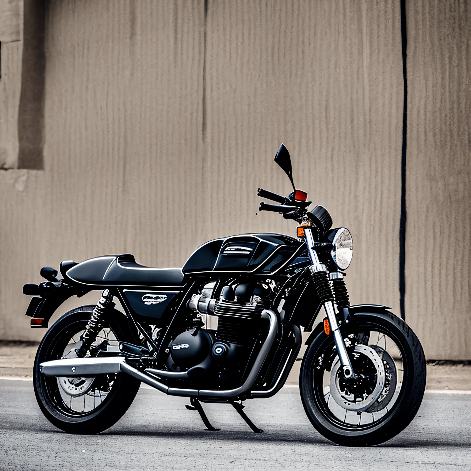 the motorcycle，CB400F，Black style --auto