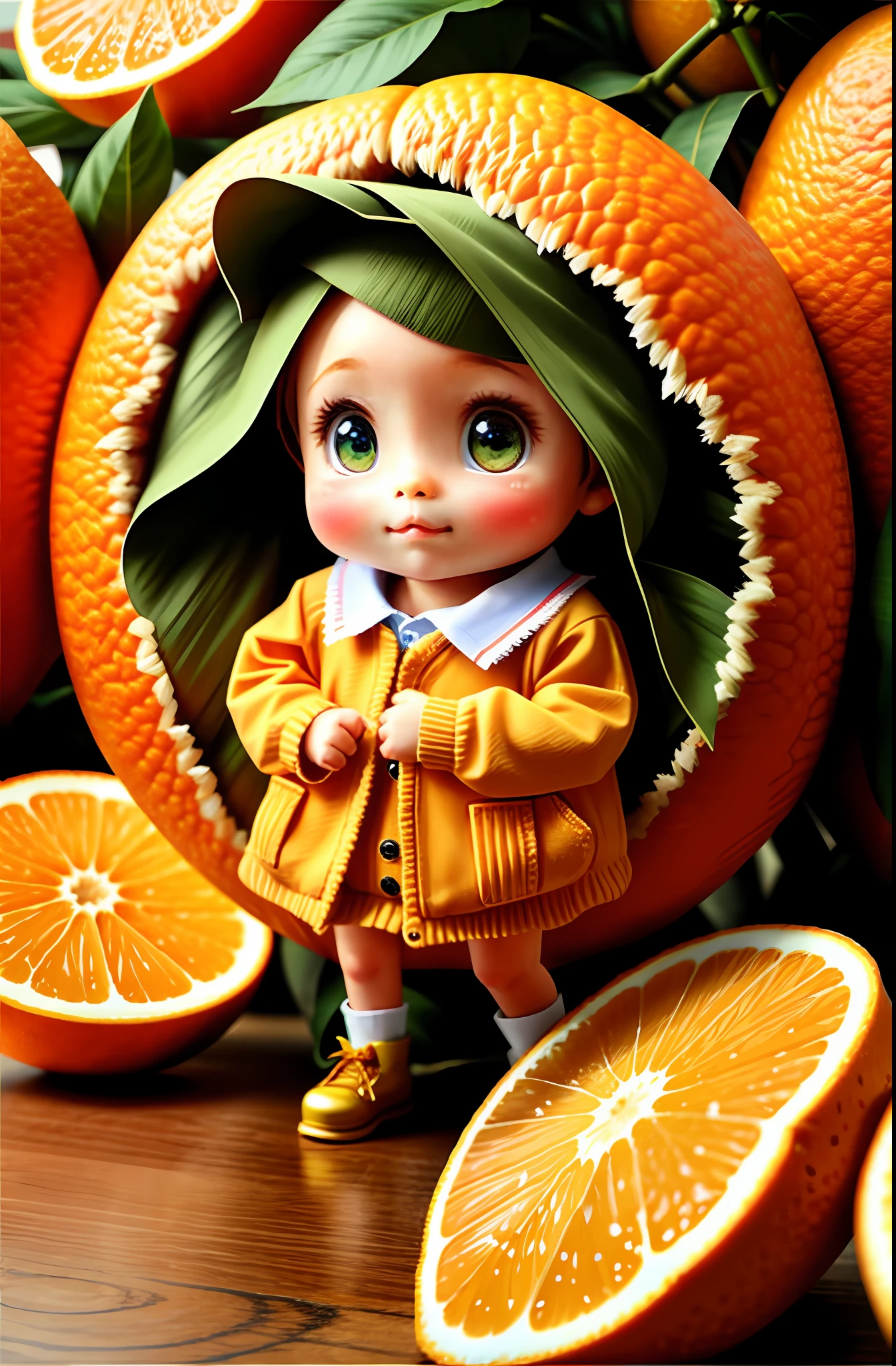 cute orange