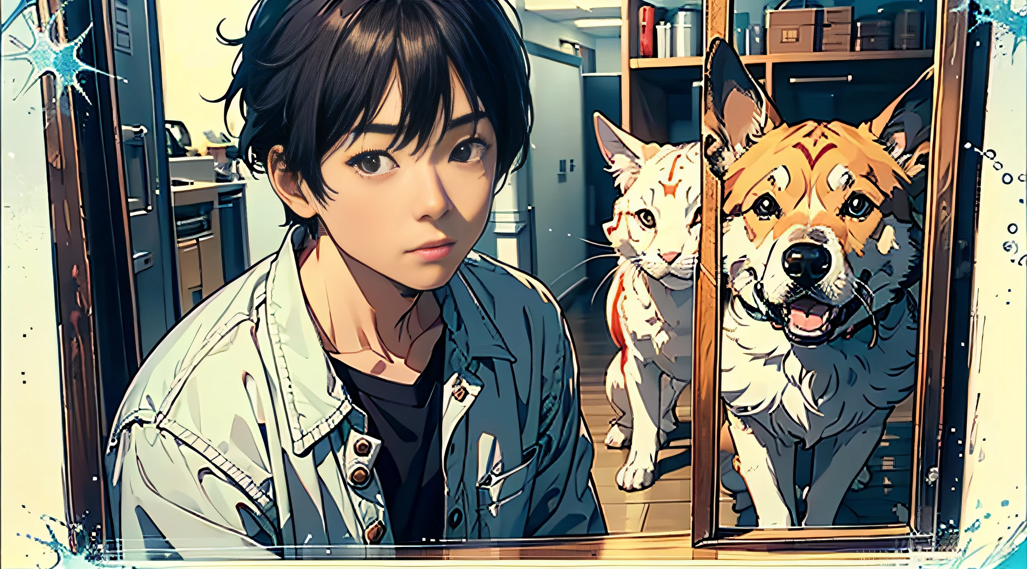 It's just that he always has a cold face on weekdays,Reticent。
My only impression of him is that it was,When I was embarrassed by that group of licking dogs,Chen Zhuo relieved me once。