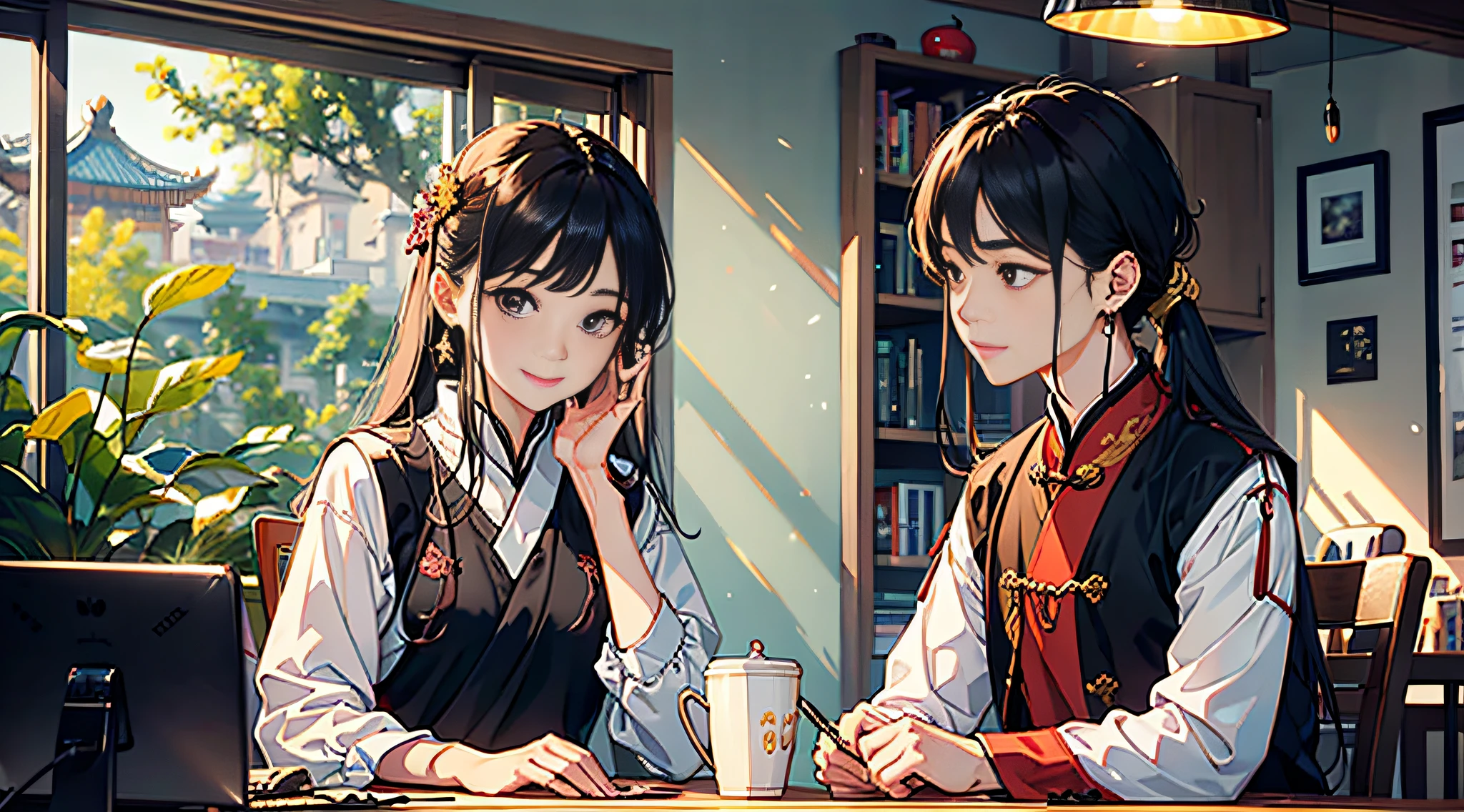 Chen Zhenzhen smiled and waved her hand，The mouth speaks modestly，But he has actually begun to tidy up his own hair and clothes。
　　"Yes, yes, yes，And Xu Bai，You two golden children are on TV together，It's just envious。”