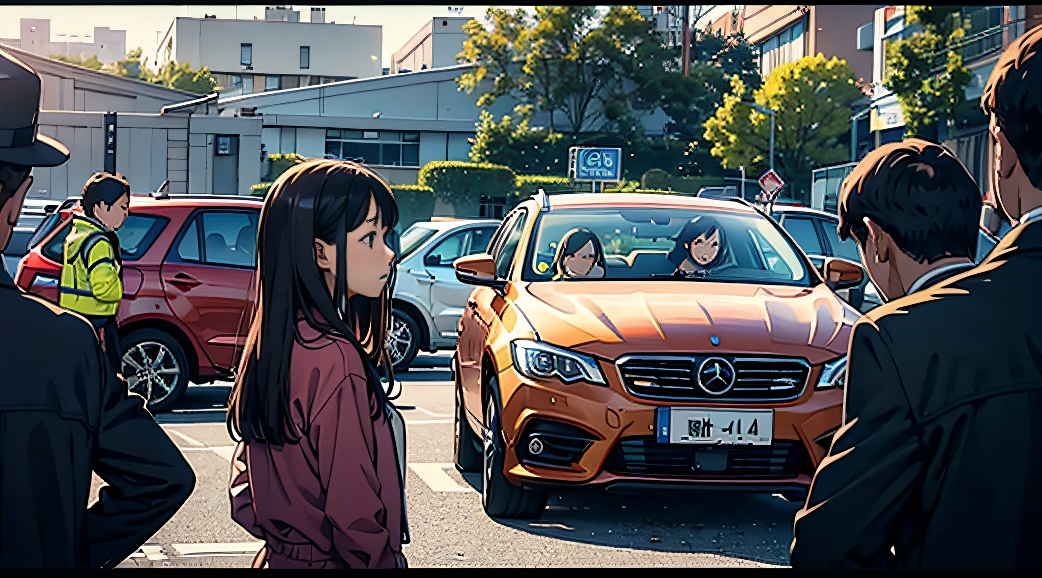 Everyone looked at the two interviewed with envy。
Right at this moment,Several more cars came at the school gate。