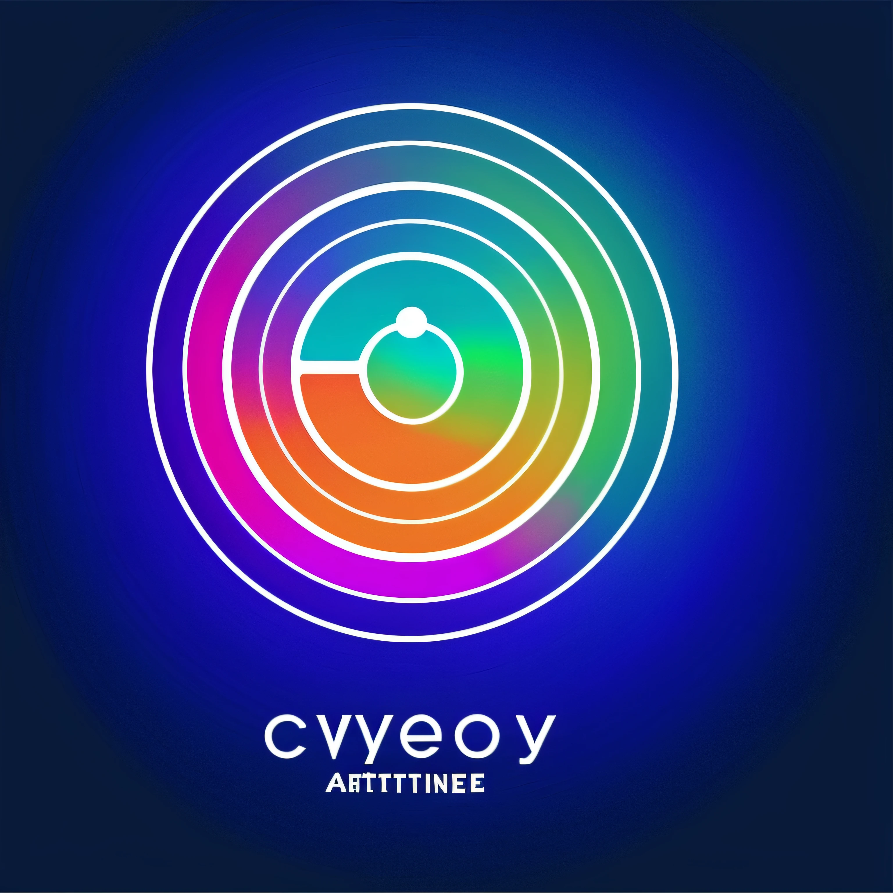 Best company logo, technology logo, link logo, media logo, earth logo, planet logo, business logo, cyberspace vector, circle vector, , wavy lines vector, white background, logo vector, brand logo, text below, keep text, clear image, central axis, detailed, logo, vector, line art, type, vector, icon, symbol, design, signs inspiration, symbol of art inside cyberspace|planet|wavy lines, modern font, texture, vector, colors: blue and red, minimalist, simplified, (((artsoul)))