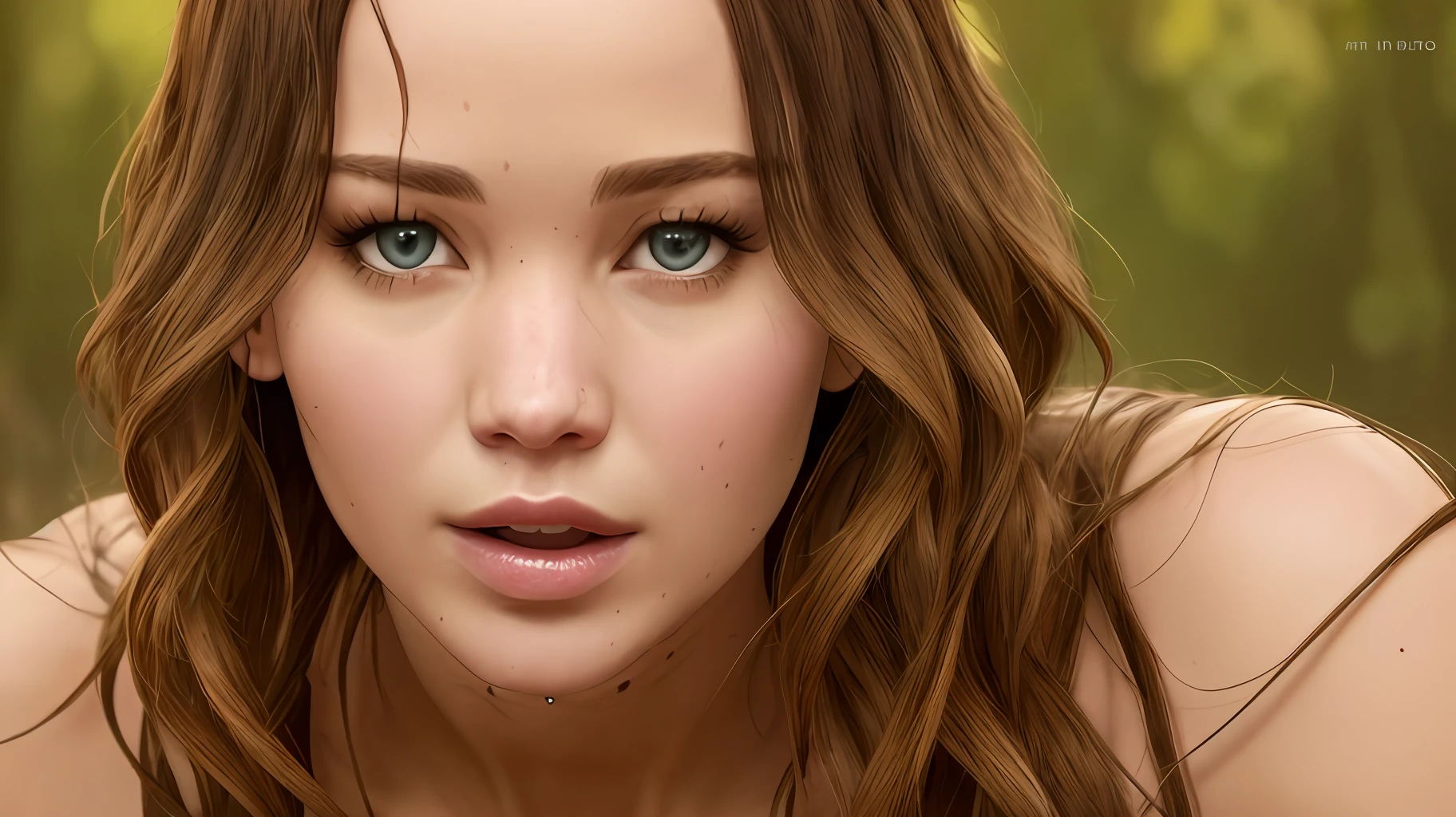 Jennifer Lawrence 1chica, labio mordidor, (DDbitlip), semirealista, obra maestra, alta calidad, highres, lingirie , absurdres, mejor calidad, 4k, trazado de rayos, --auto