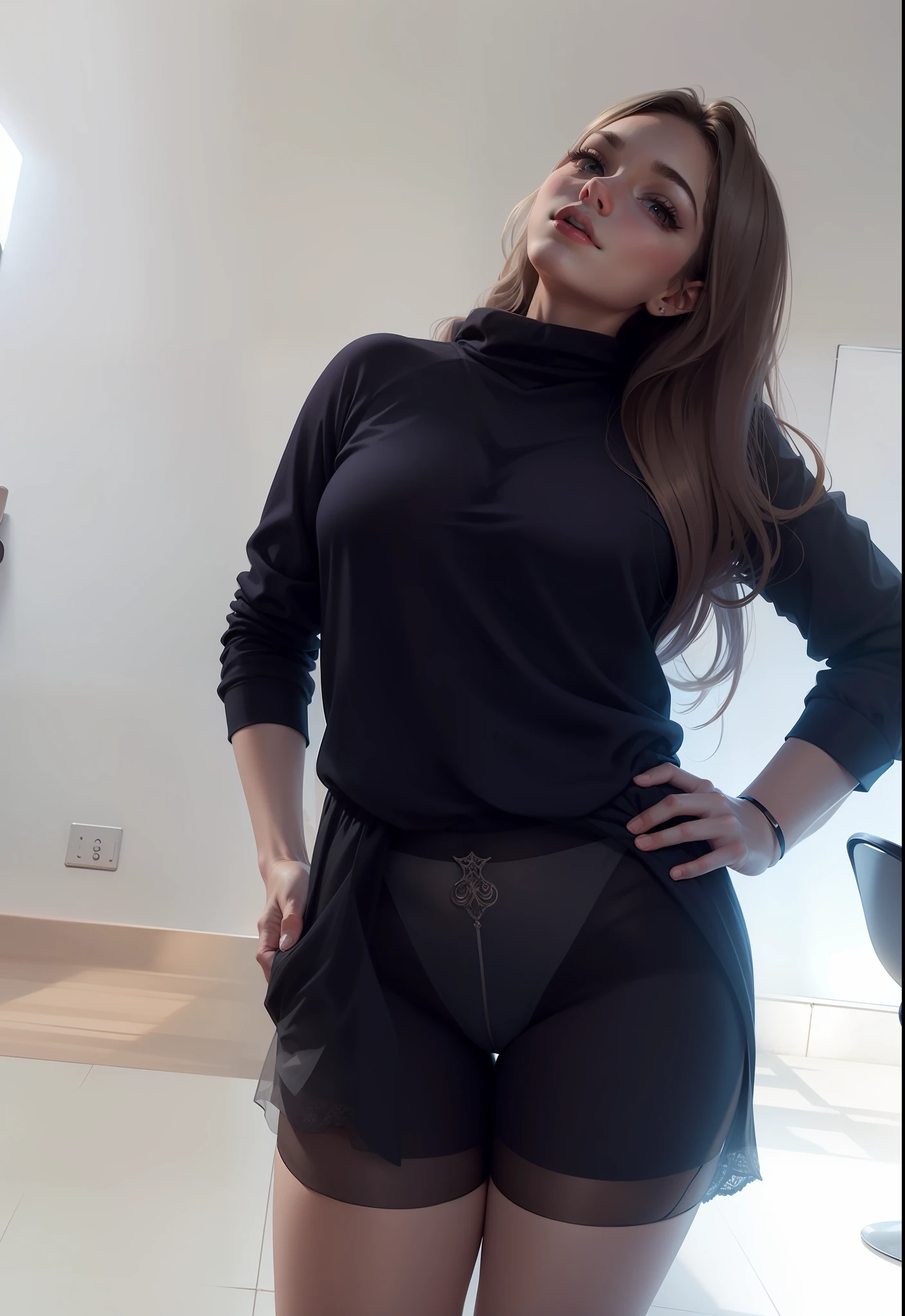 Transparent clothing, transparent panties