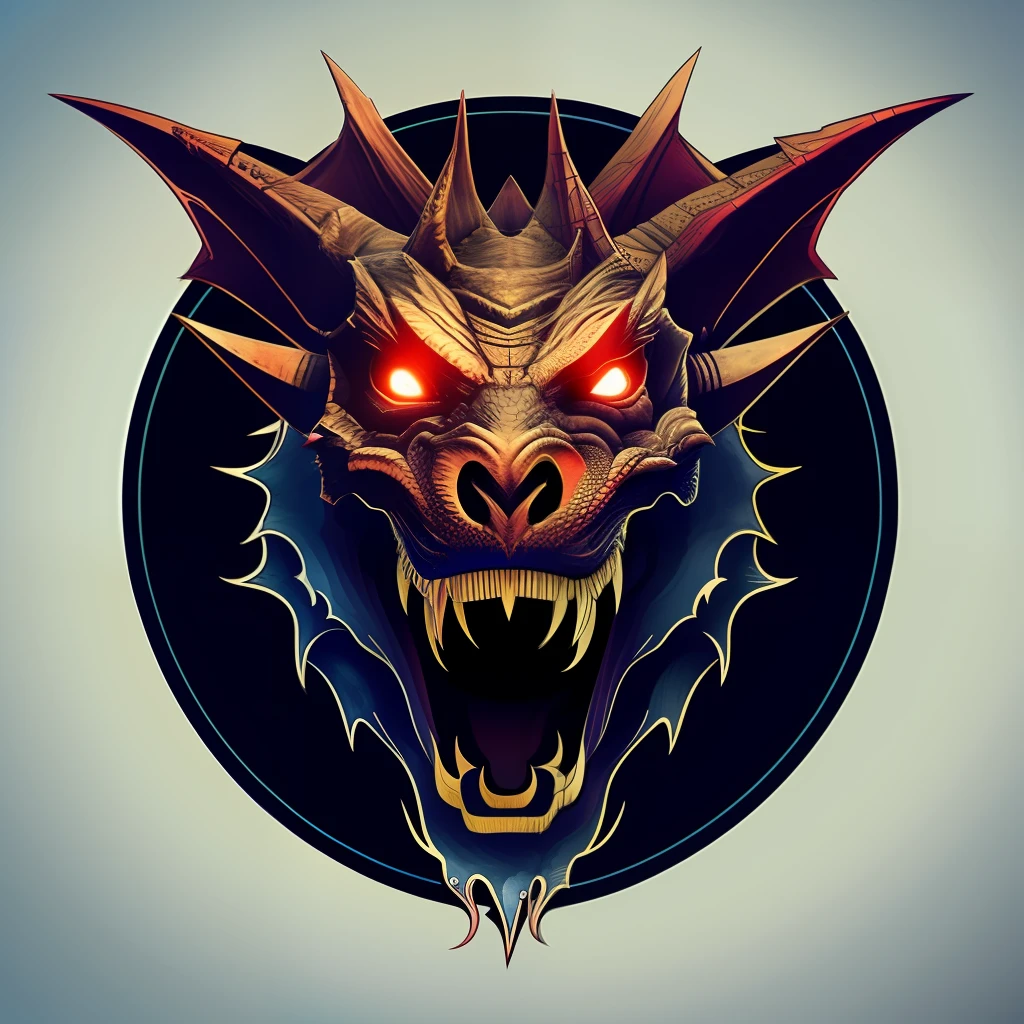 Create a Dragon with lightning coming out of the mouth, infernal, realista, assustador