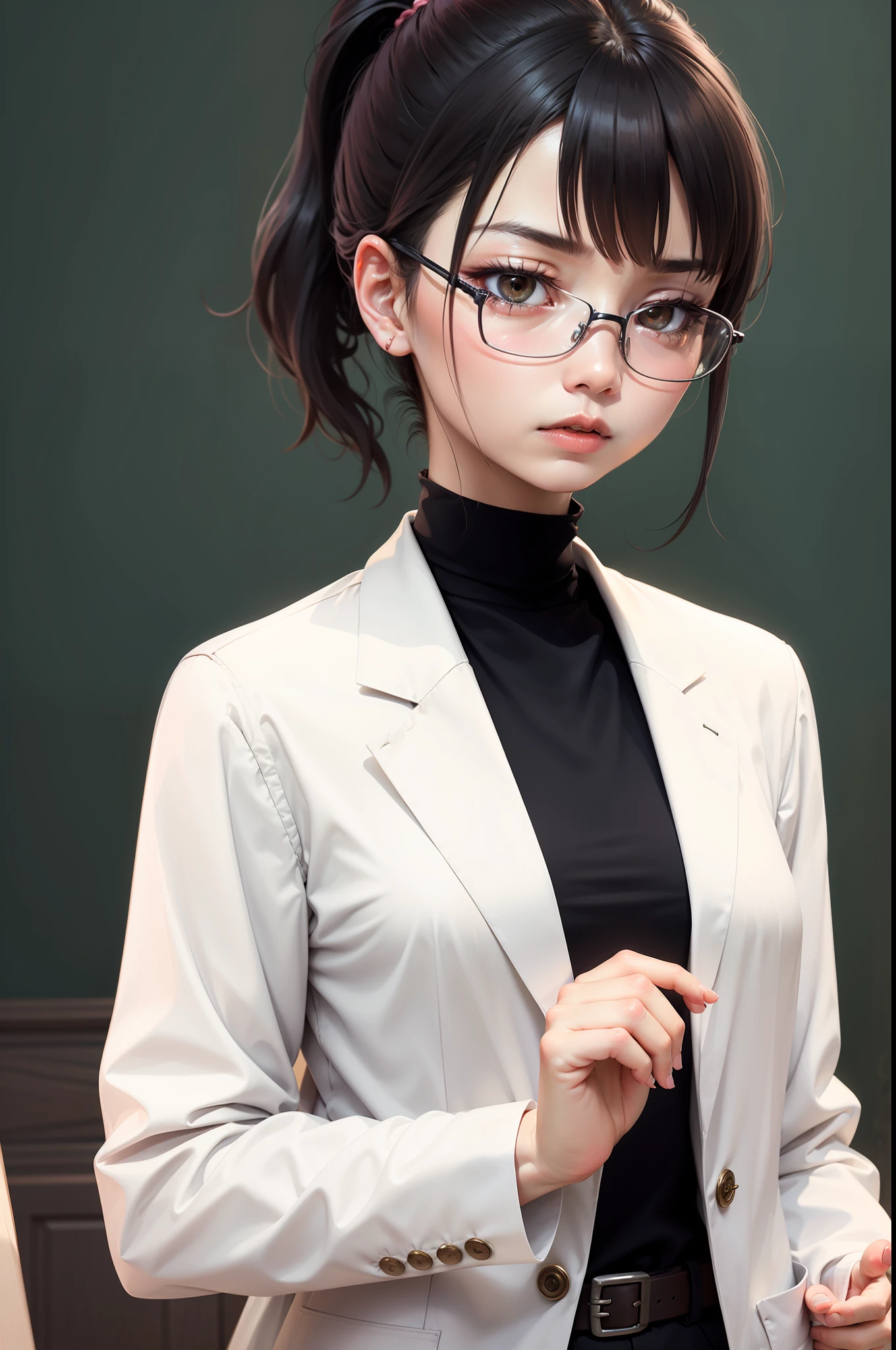 Change the expression to gloomy