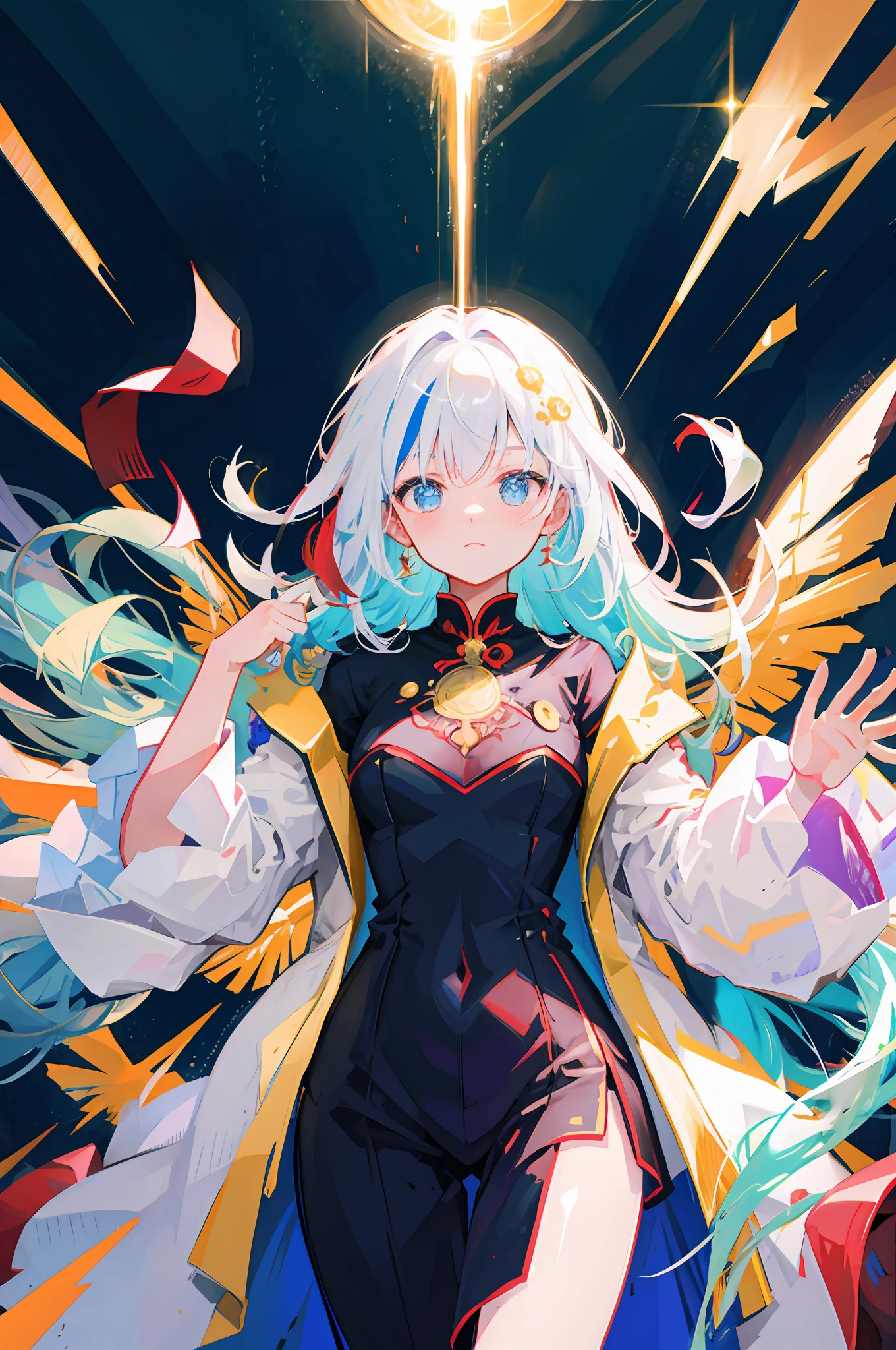 Long sleeves to cover,Fit the background