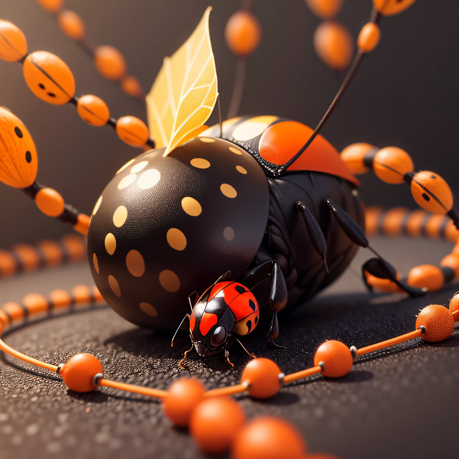 imagens de joaninhas: [Imagem de uma joaninha vermelha com pontos pretos] [Imagem de uma joaninha preta com pontos vermelhos] [Imagem de uma joaninha laranja com pontos pretos] [Imagem de uma joaninha amarela com pontos pretos] [Imagem de uma joaninha verde com pontos pretos] Ladybugs are small, round insects with wings. They are usually red or orange with black dots, but they can also be black or yellow with red or black dots. Ladybugs are found all over the world and are known for their pest control abilities. Eles comem insetos nocivos, as aphids, besouros e lagartas. Ladybugs are considered lucky creatures in many cultures. --auto