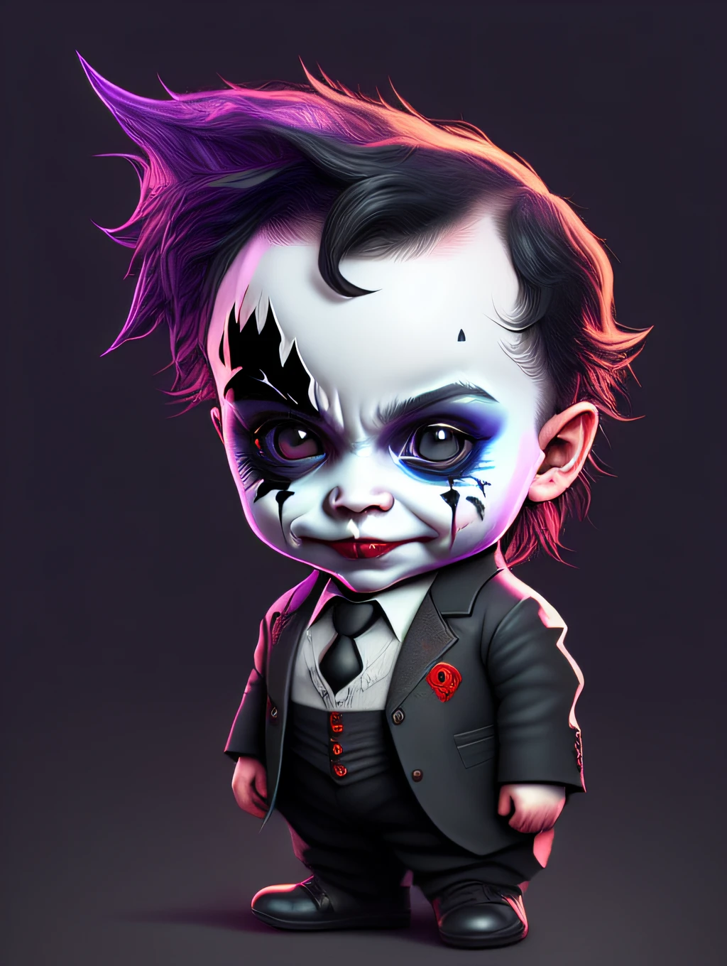 dreamlikeart, cute  joker ,  detailed , trending on arstation, digital art