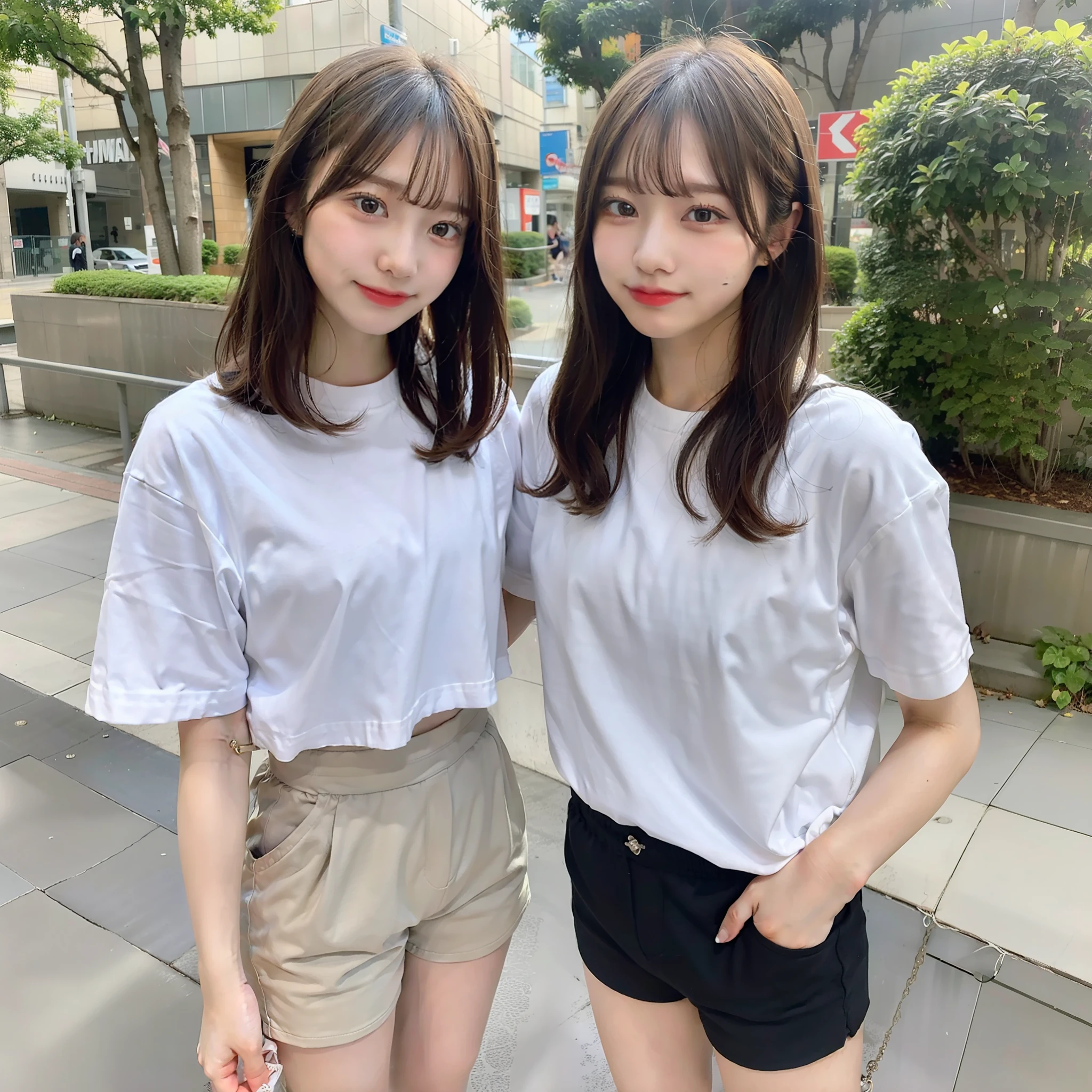 teens girl shortpants short-cut