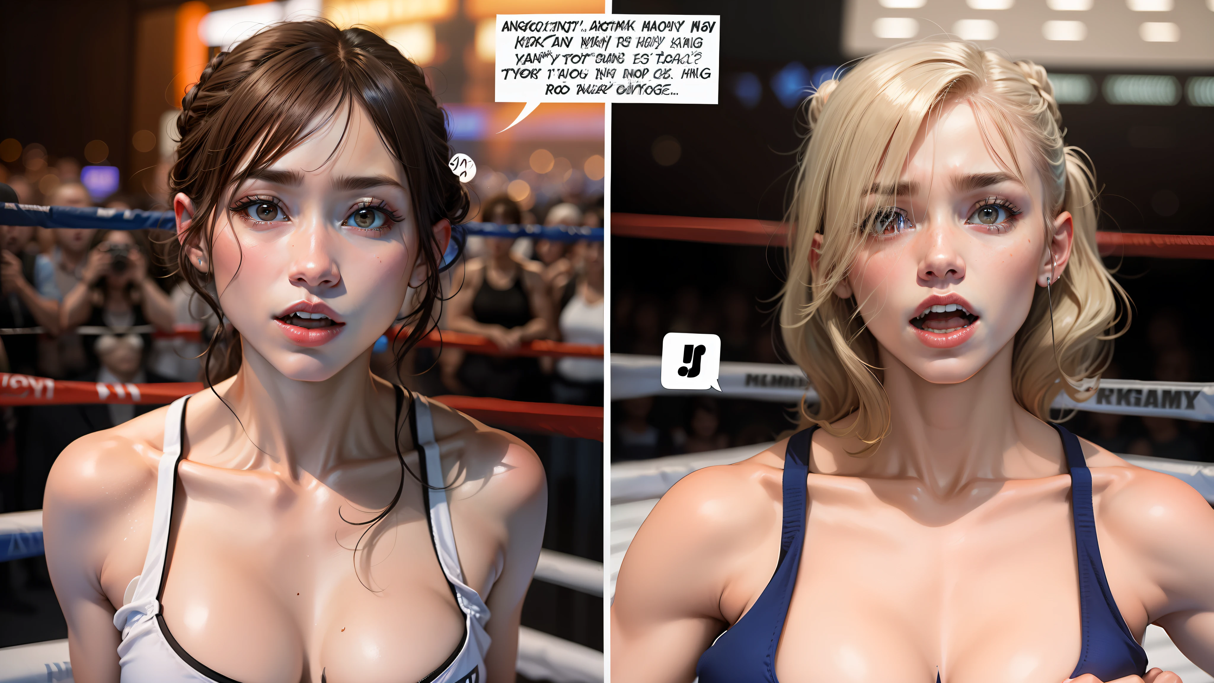 Women boxing