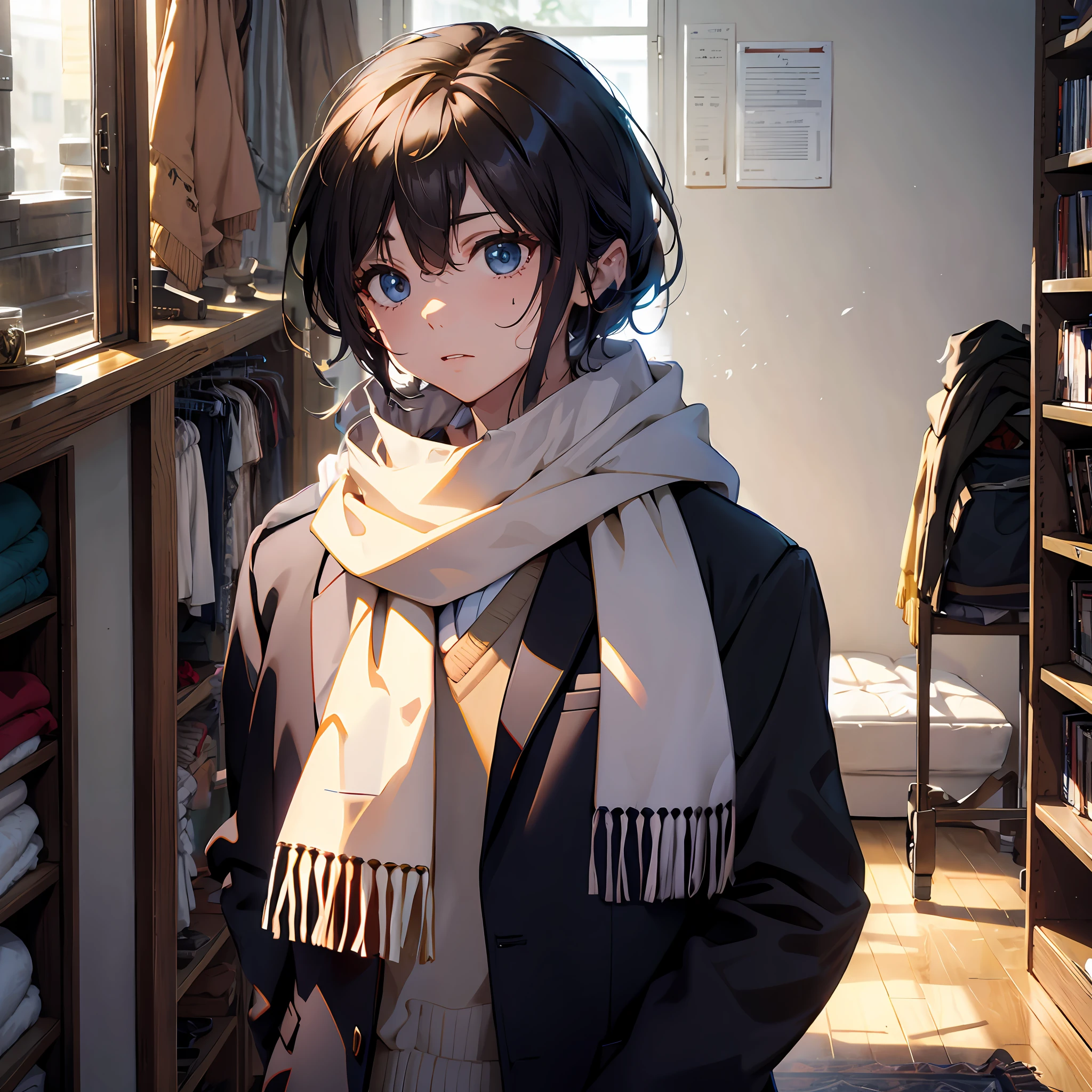 Weave scarves in the room