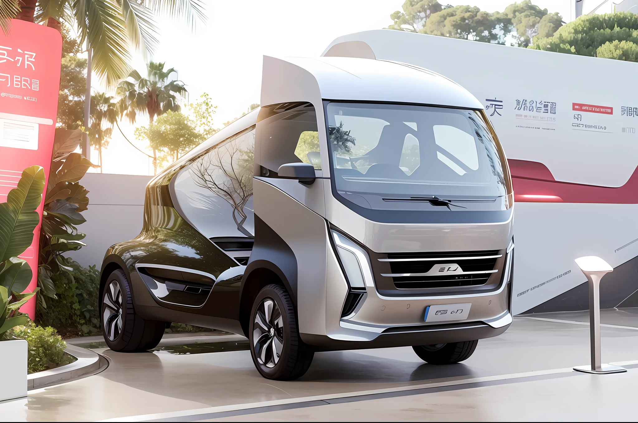 Perfect details,Minimalist design,New energy electric vehicle design,innovative design,The car has a modern shape,Senior Automotive Designer。