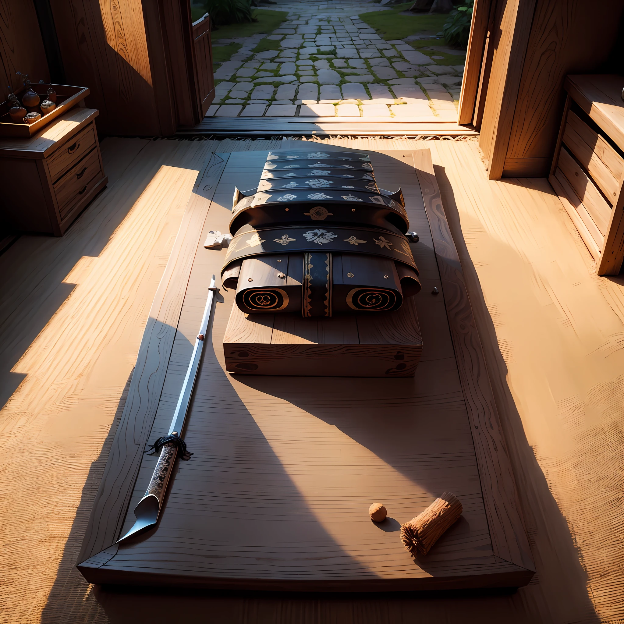 ancient katana,codex,different views --auto