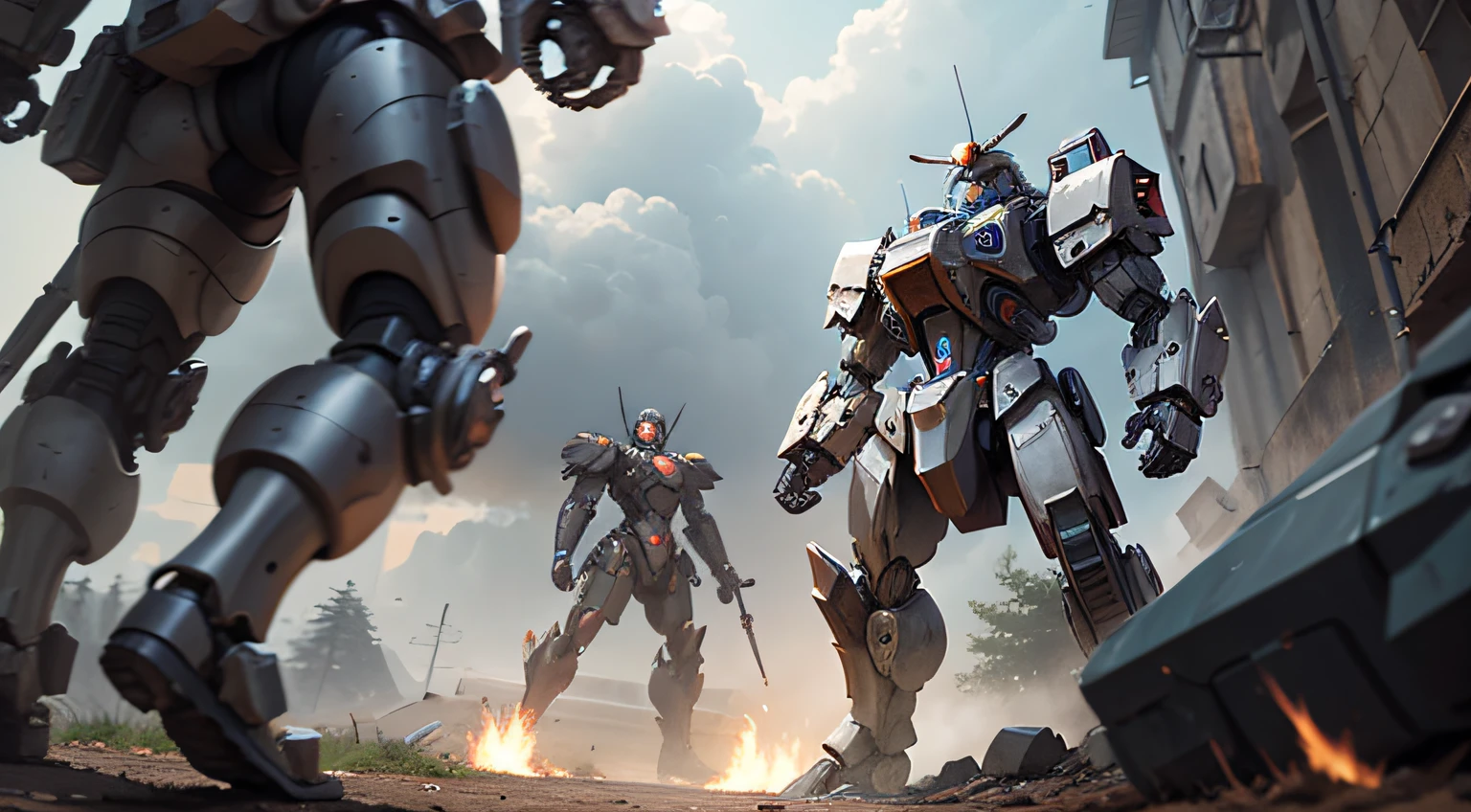 mechs，combats --auto